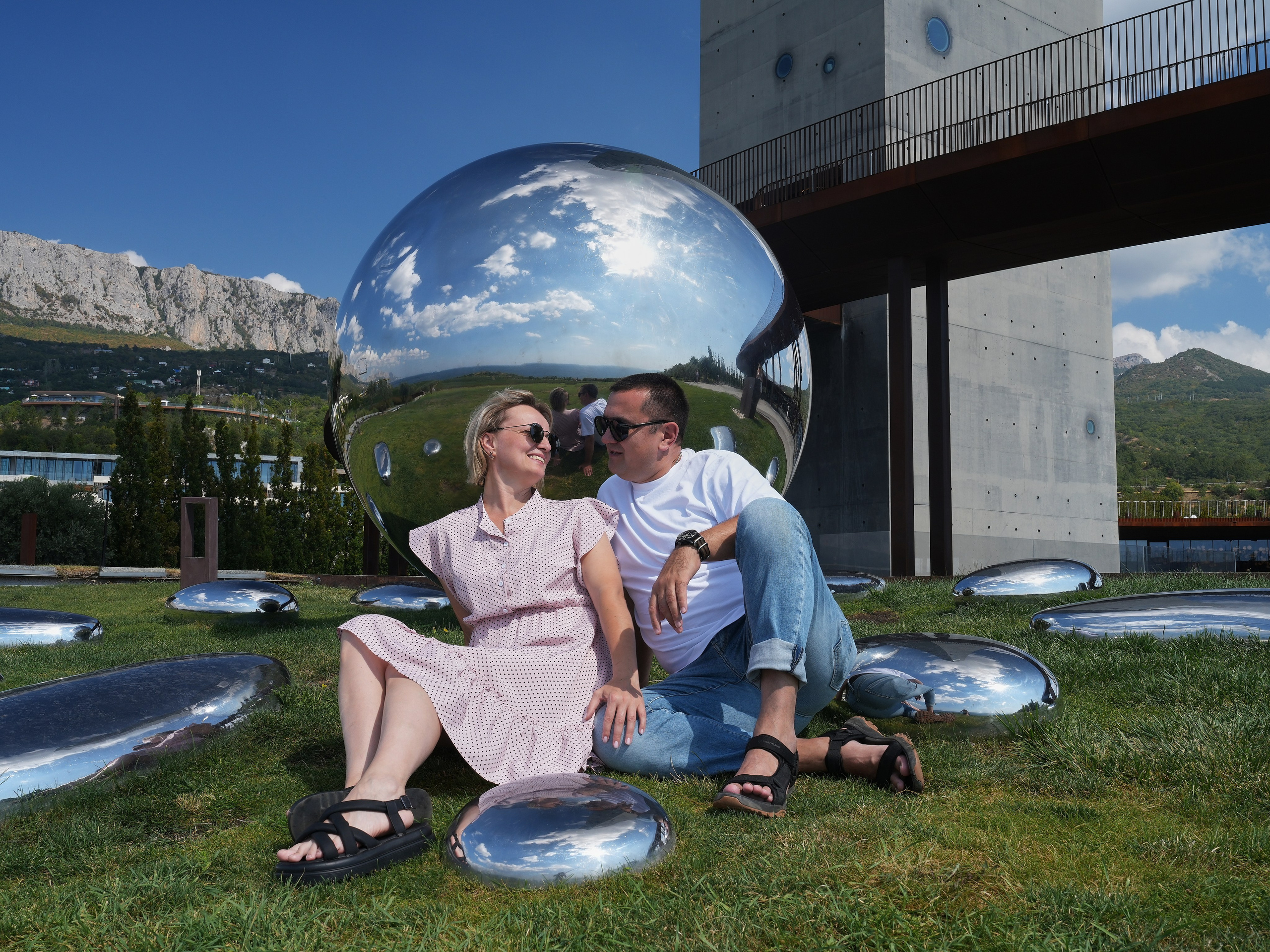 Семейная прогулка 4 человека. Свадебный фотограф Виктория Роса