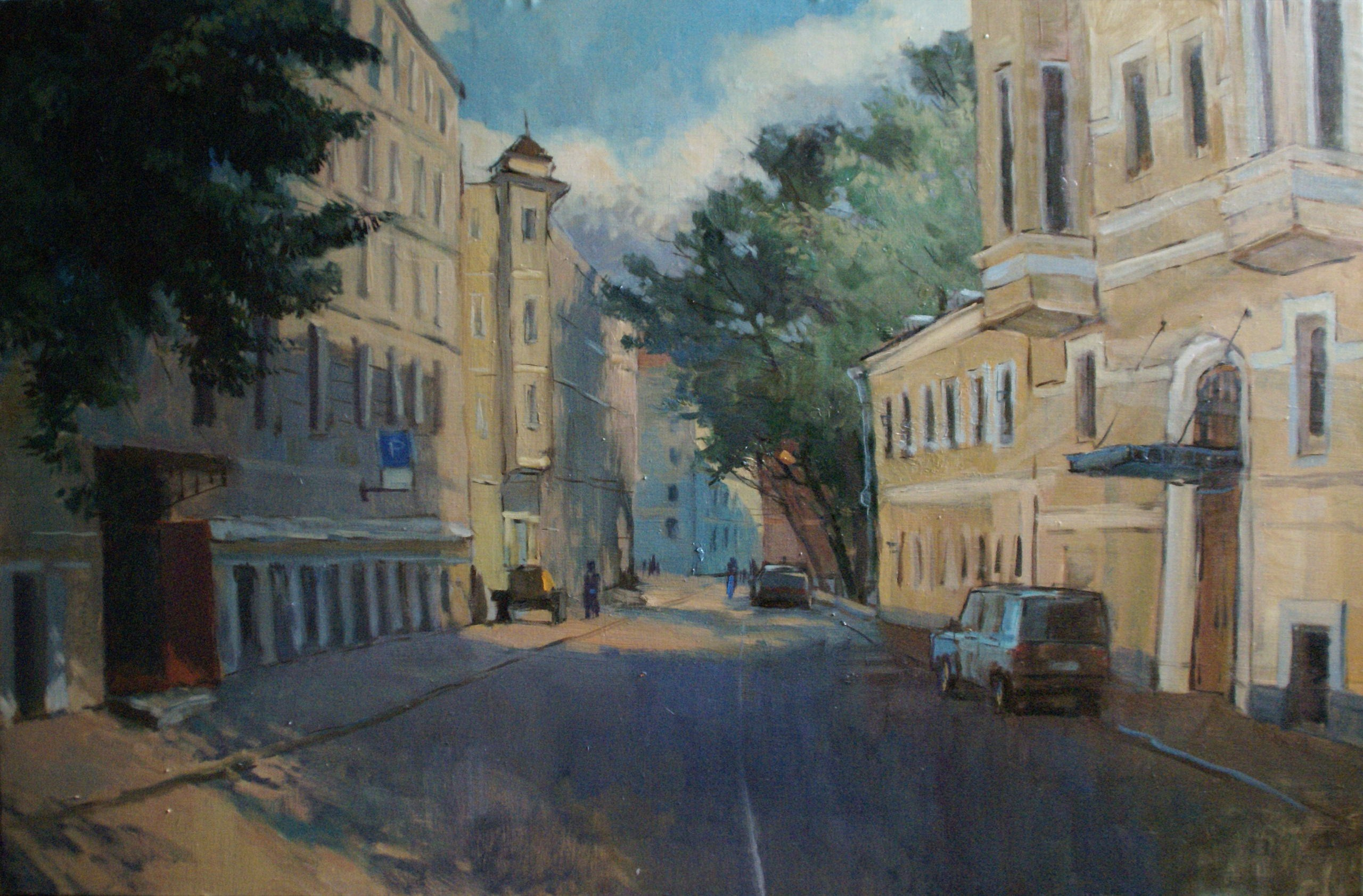 Картины с городским пейзажем. Архитектор | дизайнер | художник Сергей Ратчин в Москве