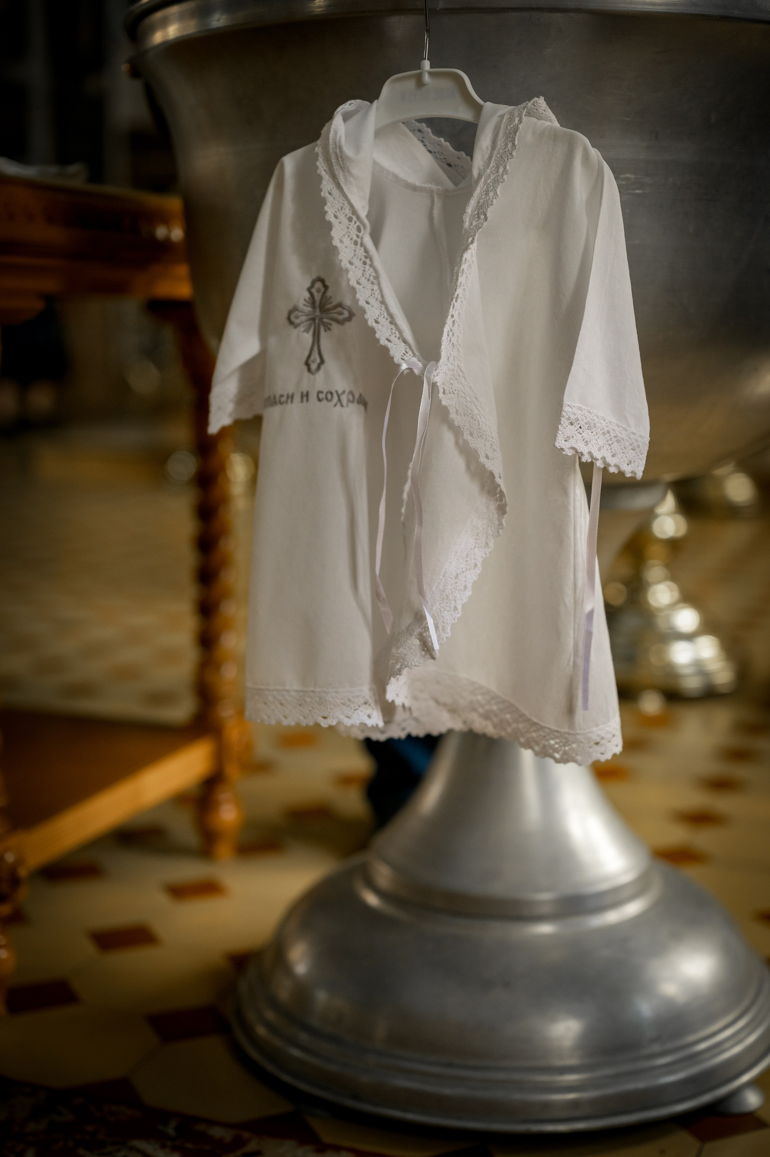 Таинство крещения. Фотограф новорождённых, семейный, школьный в городе Калуге Евгения