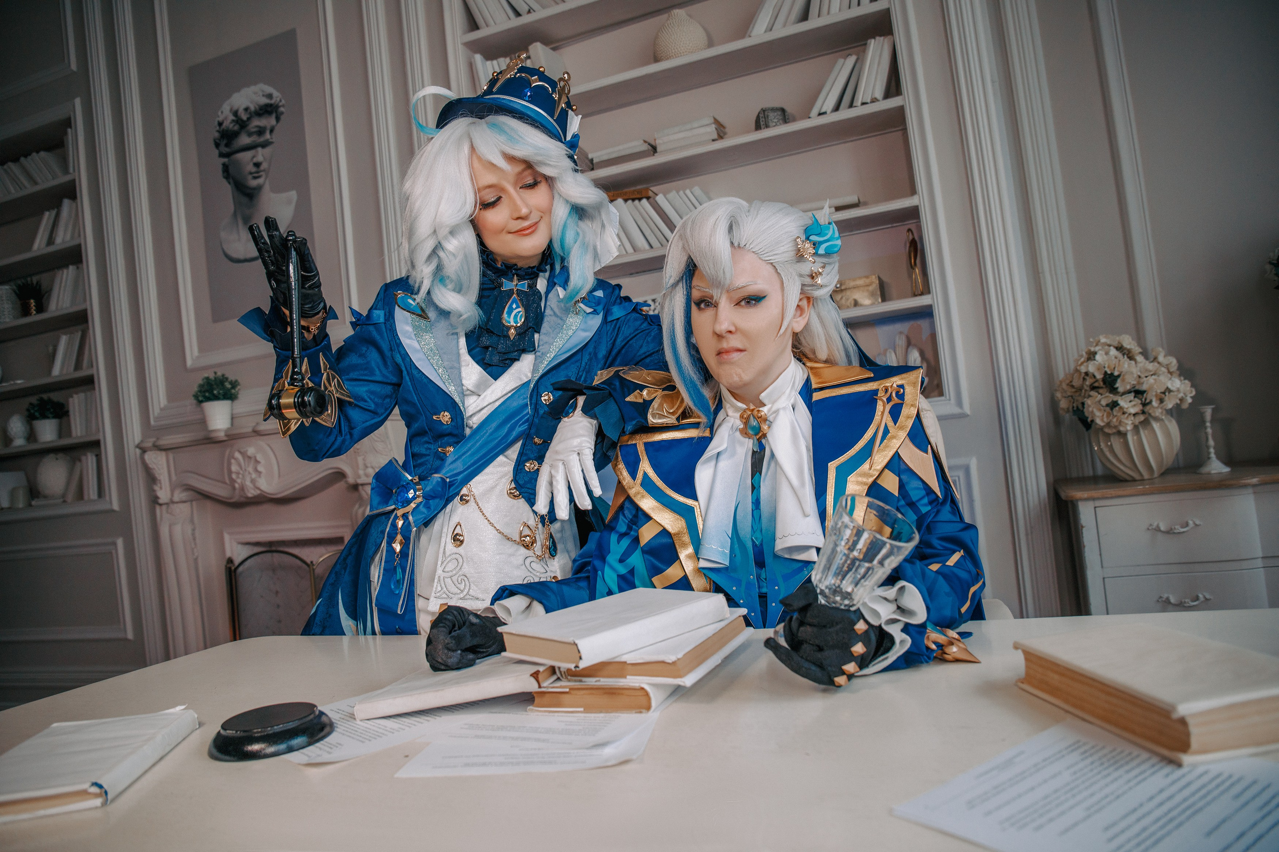 GENSHIN IMPACT: Neuvillette & Furina. Polaroud love