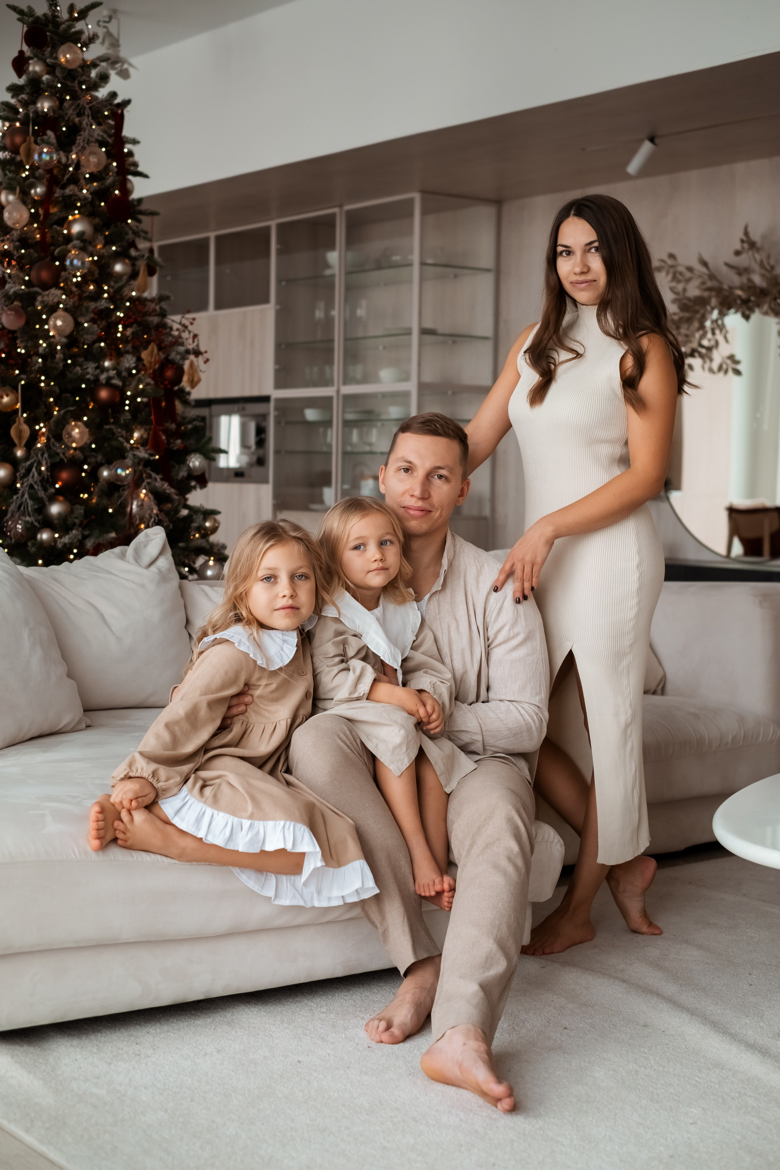 Семейная новогодняя фотосессия. Семейный и детский фотограф в Мелитополе /Наталья Зацеркляная