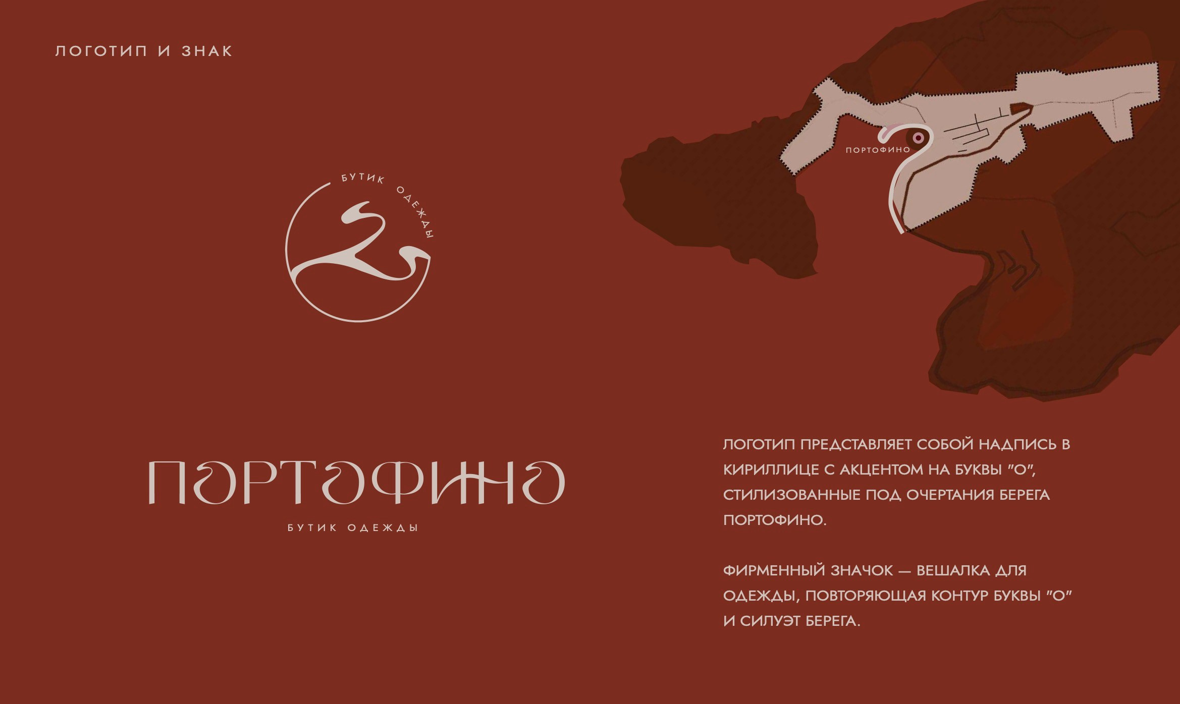 Портофино | Бутик одежды. Каролина Варич | Бренд дизайнер | AI & UI/UX креатор