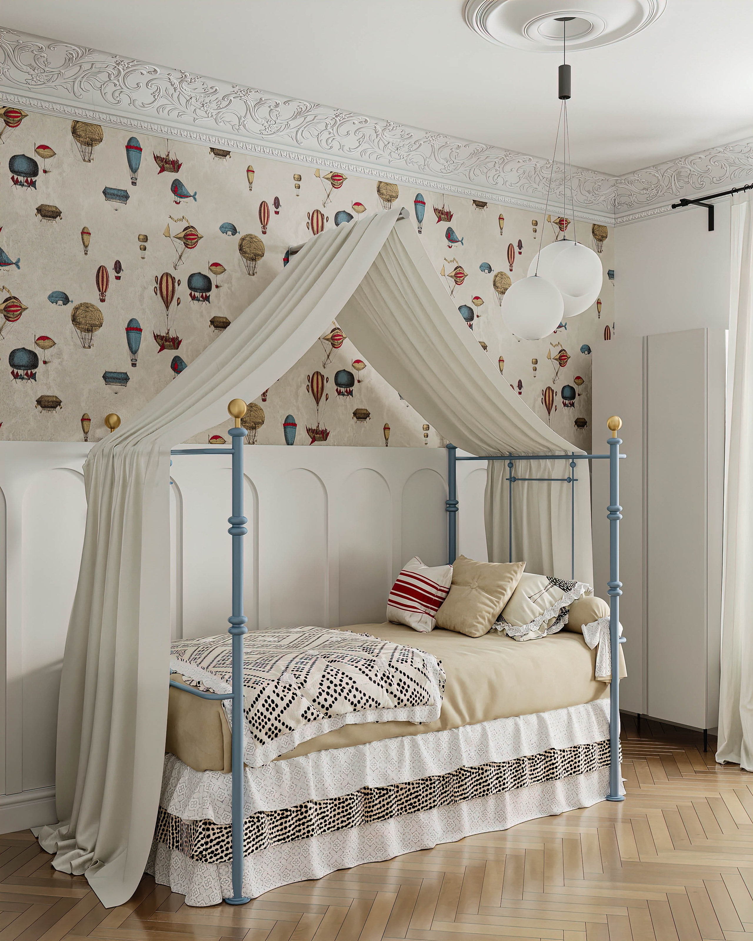 Проект квартиры в старом фонде 160 м²/ Дизайнер: Кристина Саакян. Студия интерьерной визуализации tmshkn.vis