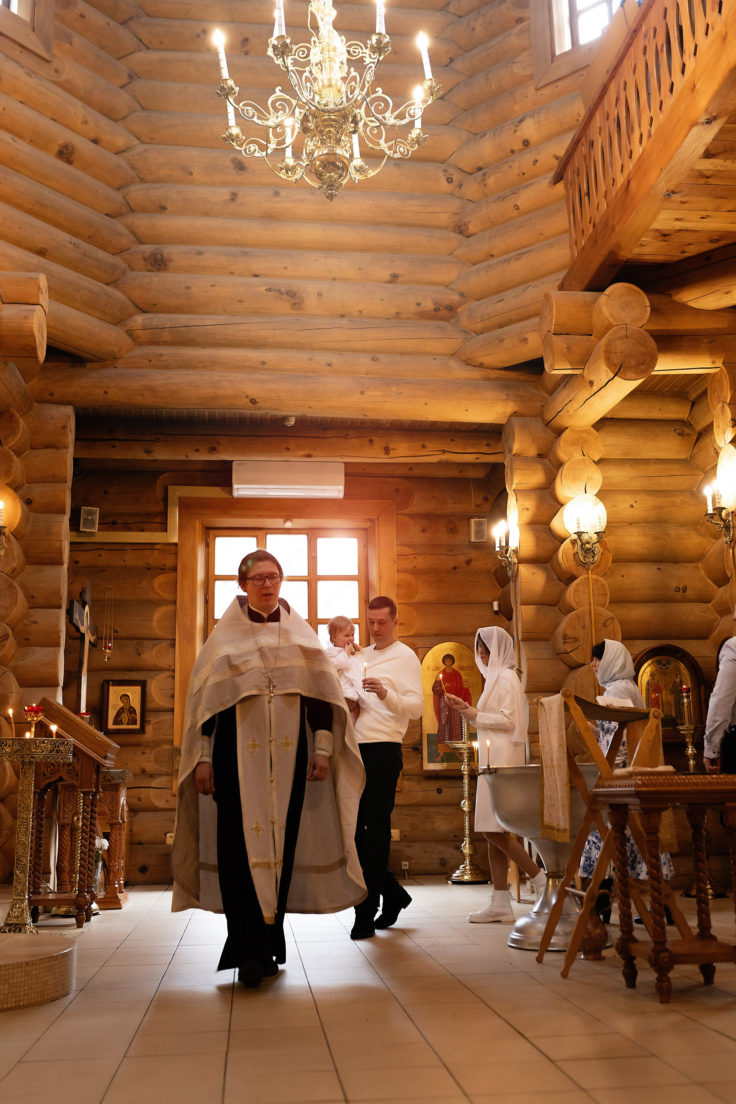 Таинство Крещения Ксении. Фотограф в Железнодорожном и Балашихе