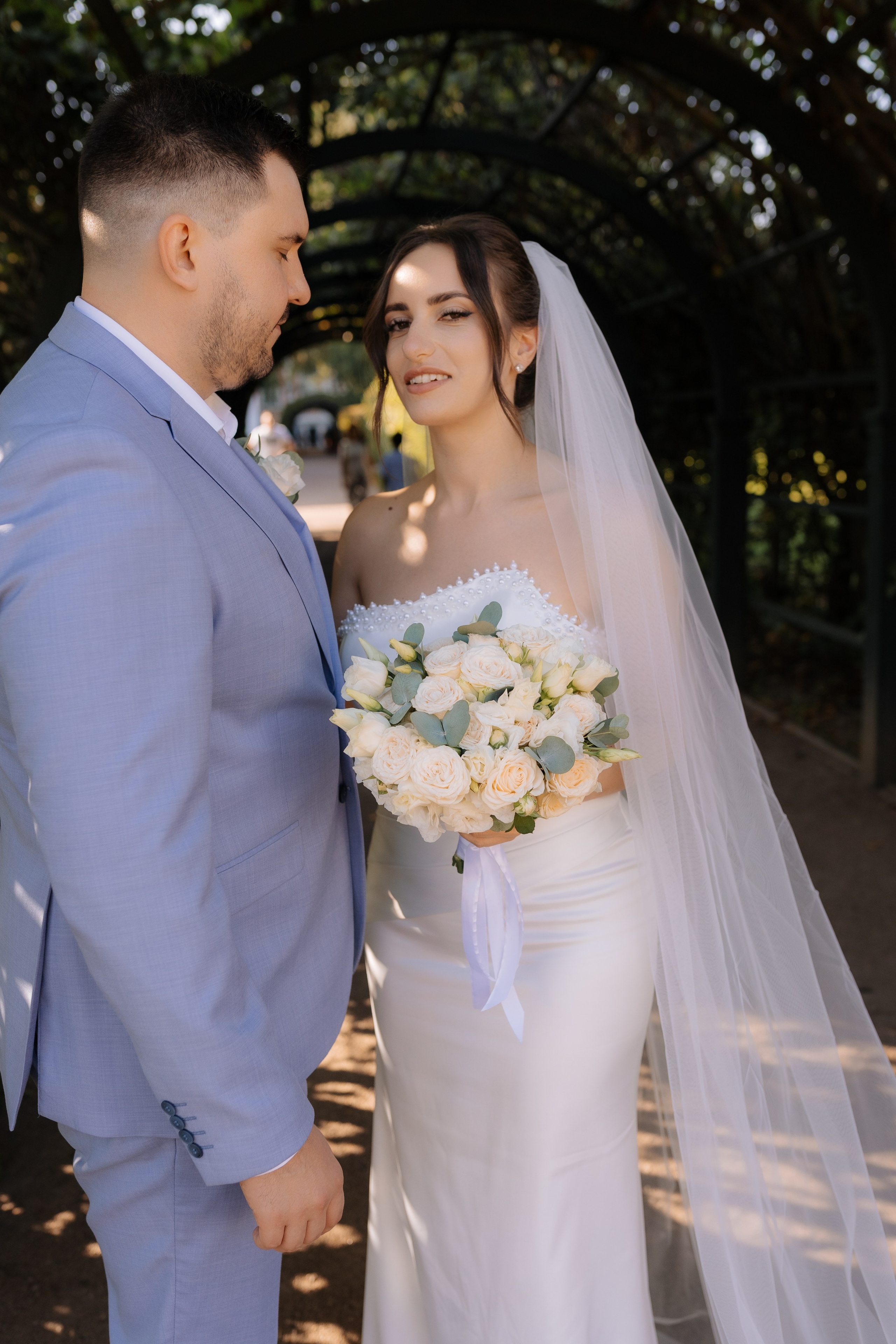 Свадебная фотосессия в Москве, парк Кусково. Свадебный фотограф в Москве Анна Полушина