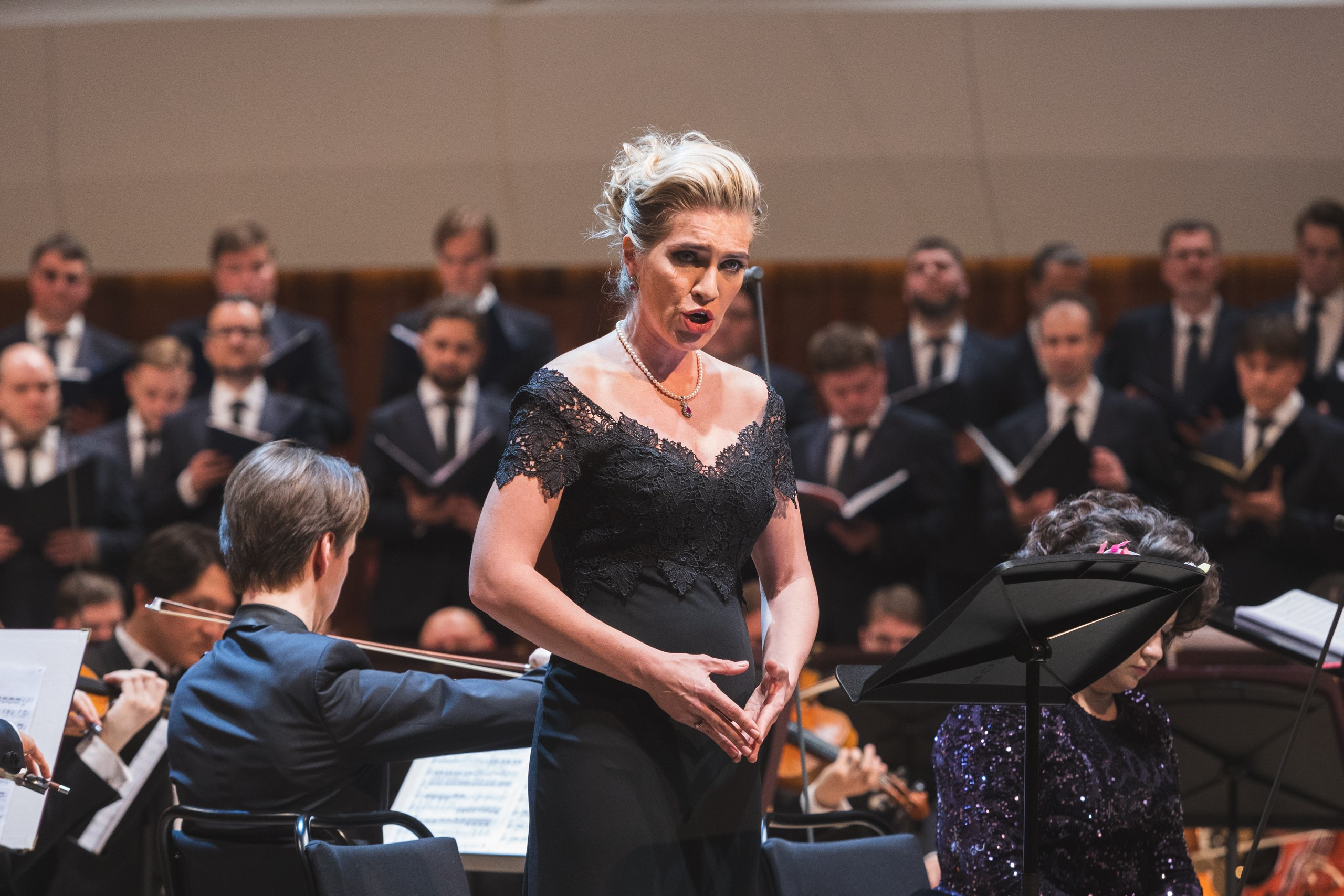 Оркестральный концерт Реквием Дж.Верди к 80-летию Елены Образцовой. Репортажный фотограф Диана Шакирова