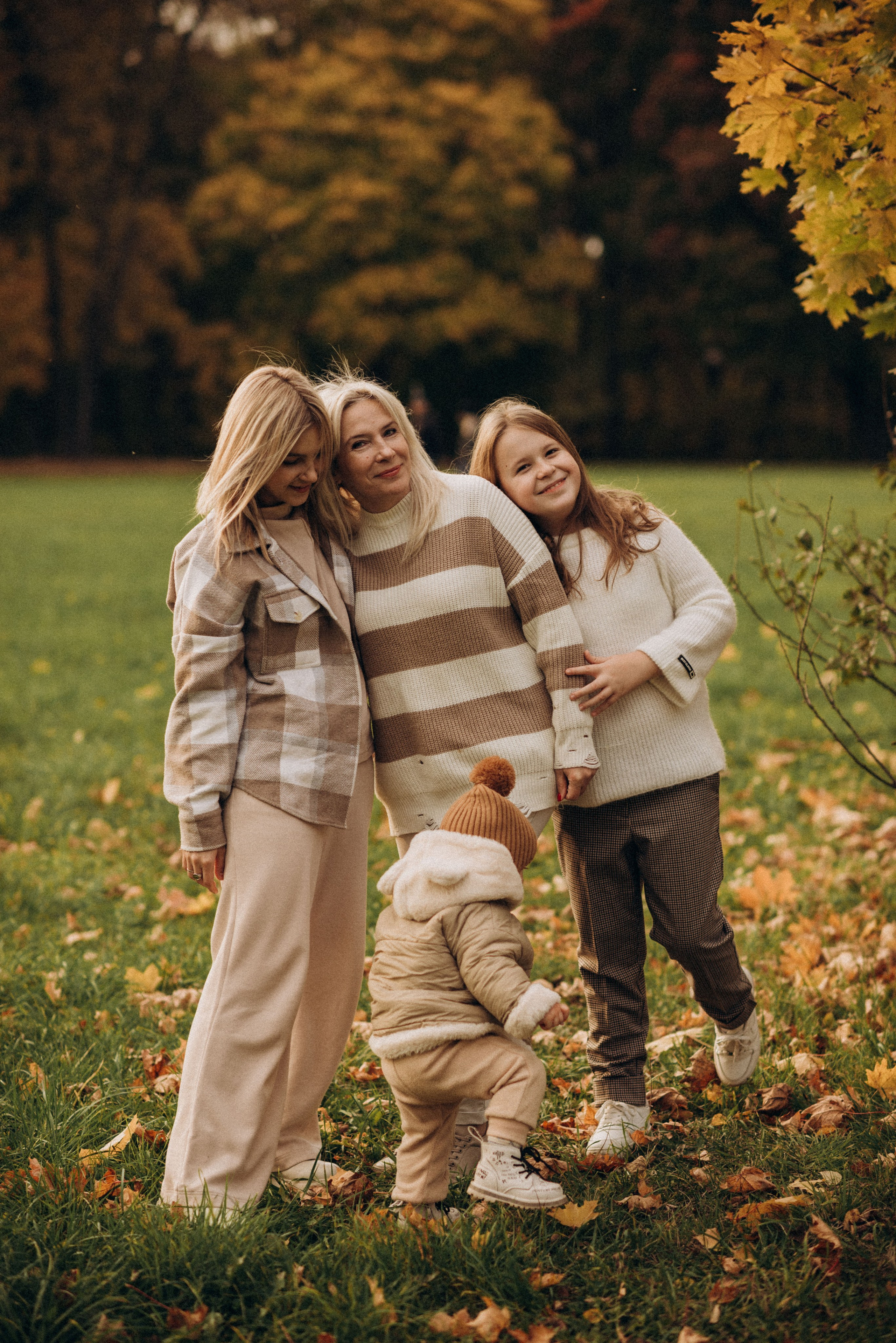 Осенняя фотосессия в парке. Семейный фотограф в Домодедово и Москве Елена Пичугина