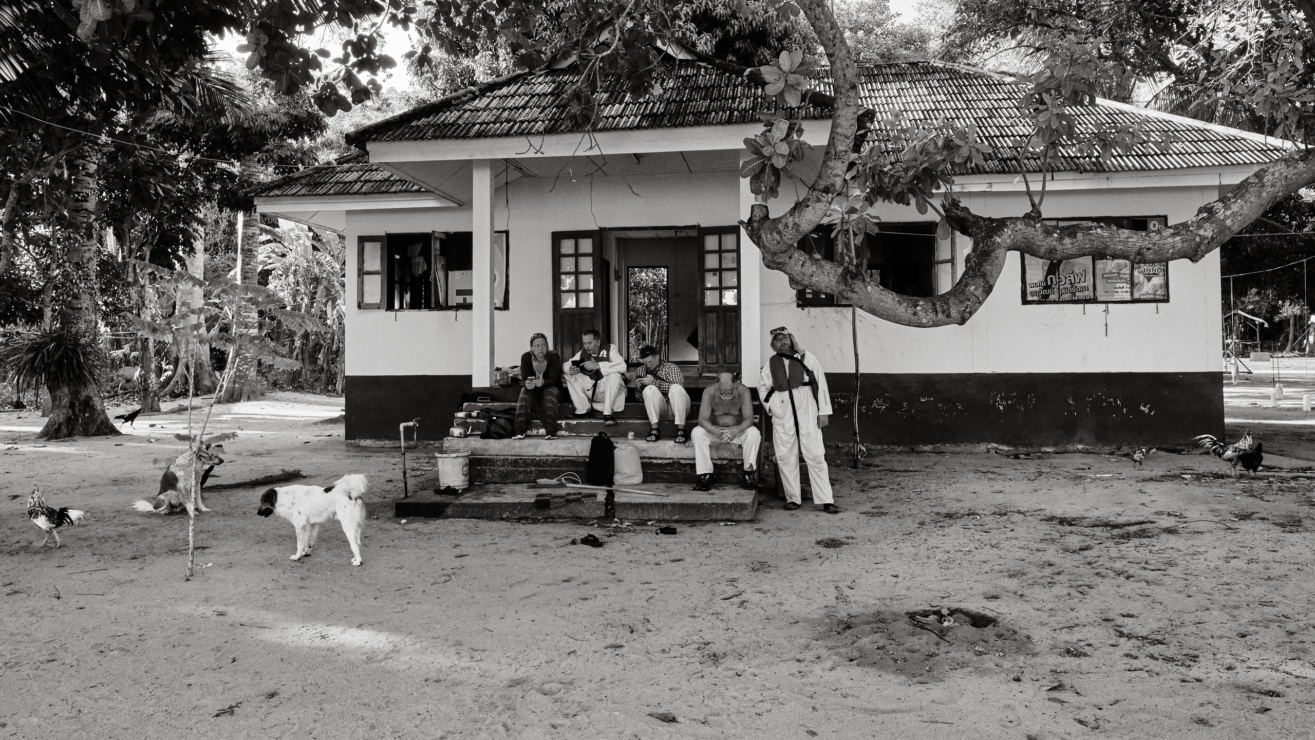 Серия чёрно-белых фотографий из Таиланда. Юрий Березнюк. Фотожурналистика