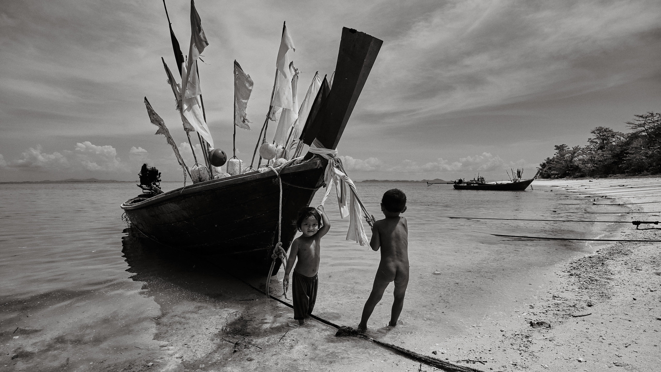 Серия чёрно-белых фотографий из Таиланда. Юрий Березнюк. Фотожурналистика