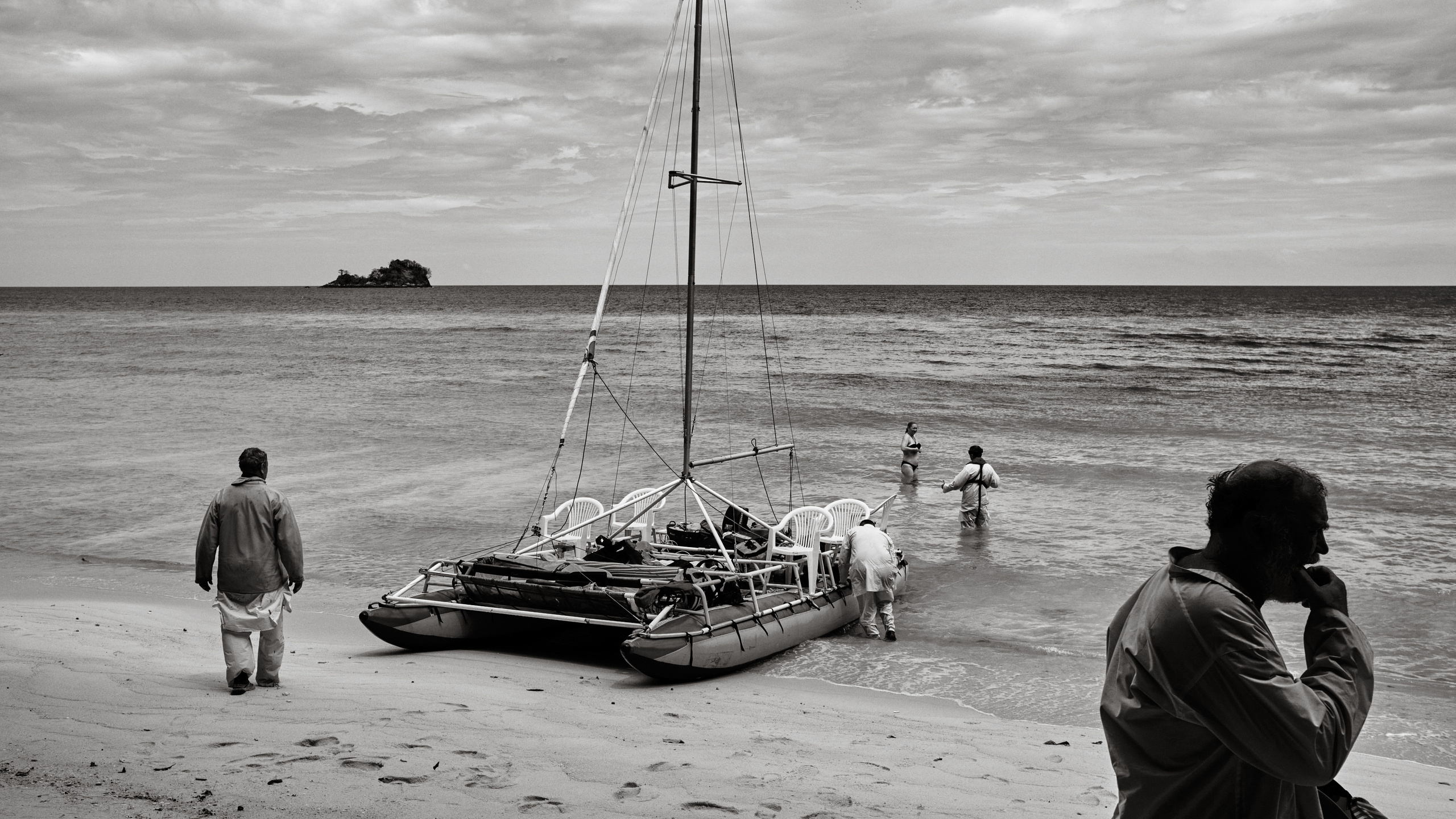 Серия чёрно-белых фотографий из Таиланда. Юрий Березнюк. Фотожурналистика