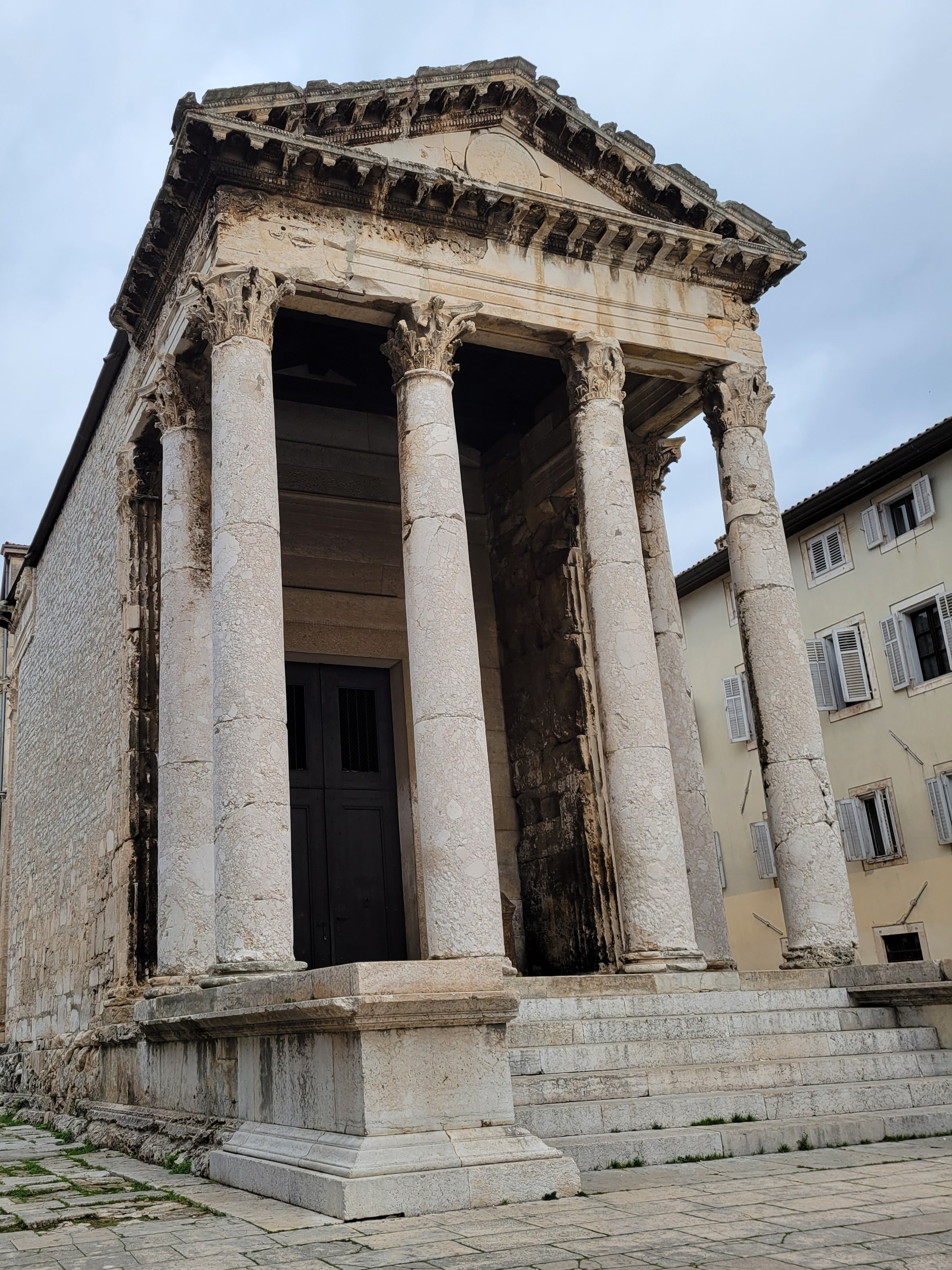 Romans buildings. It was a capital of Romans colony