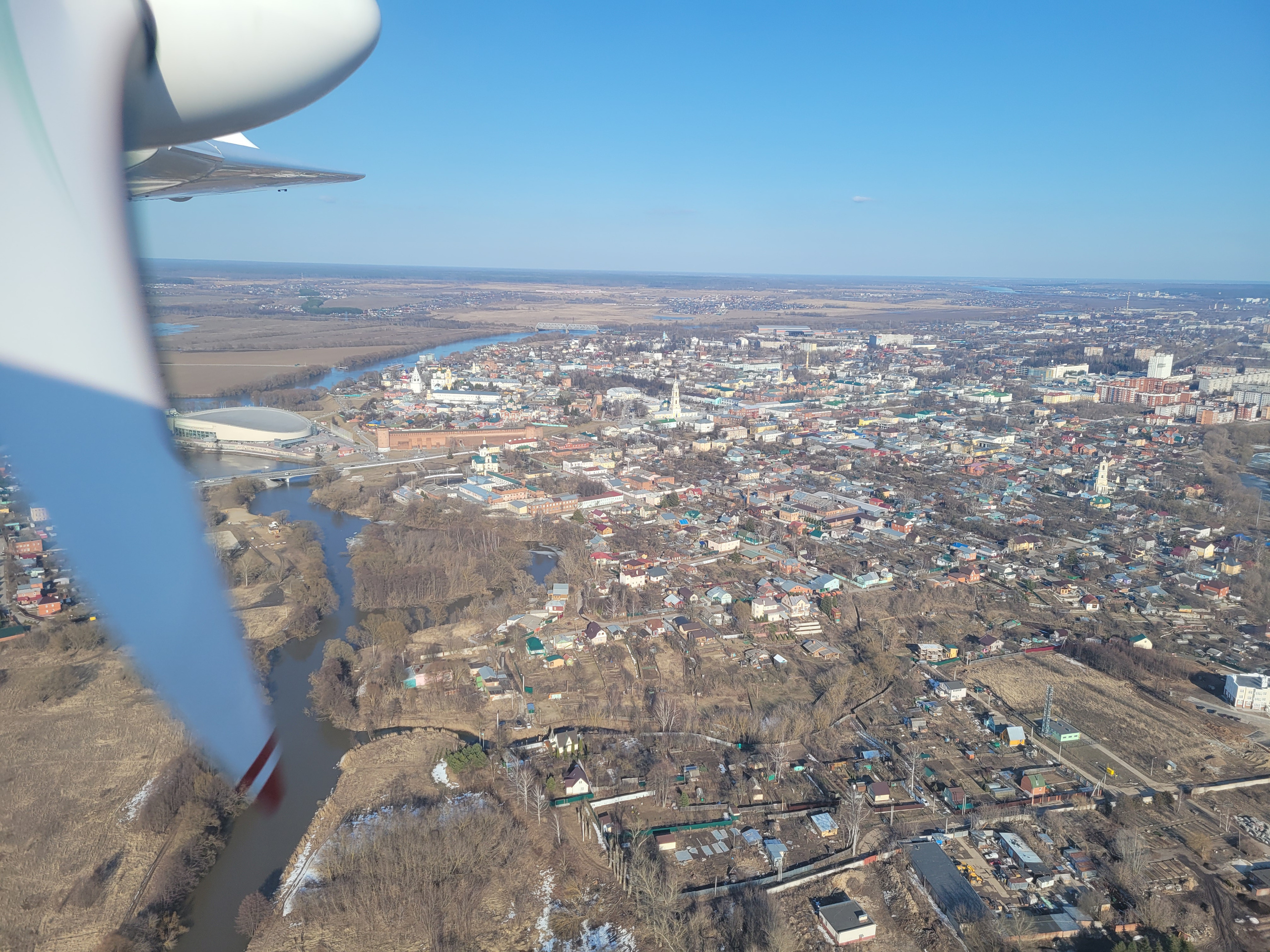 Подходим к городу