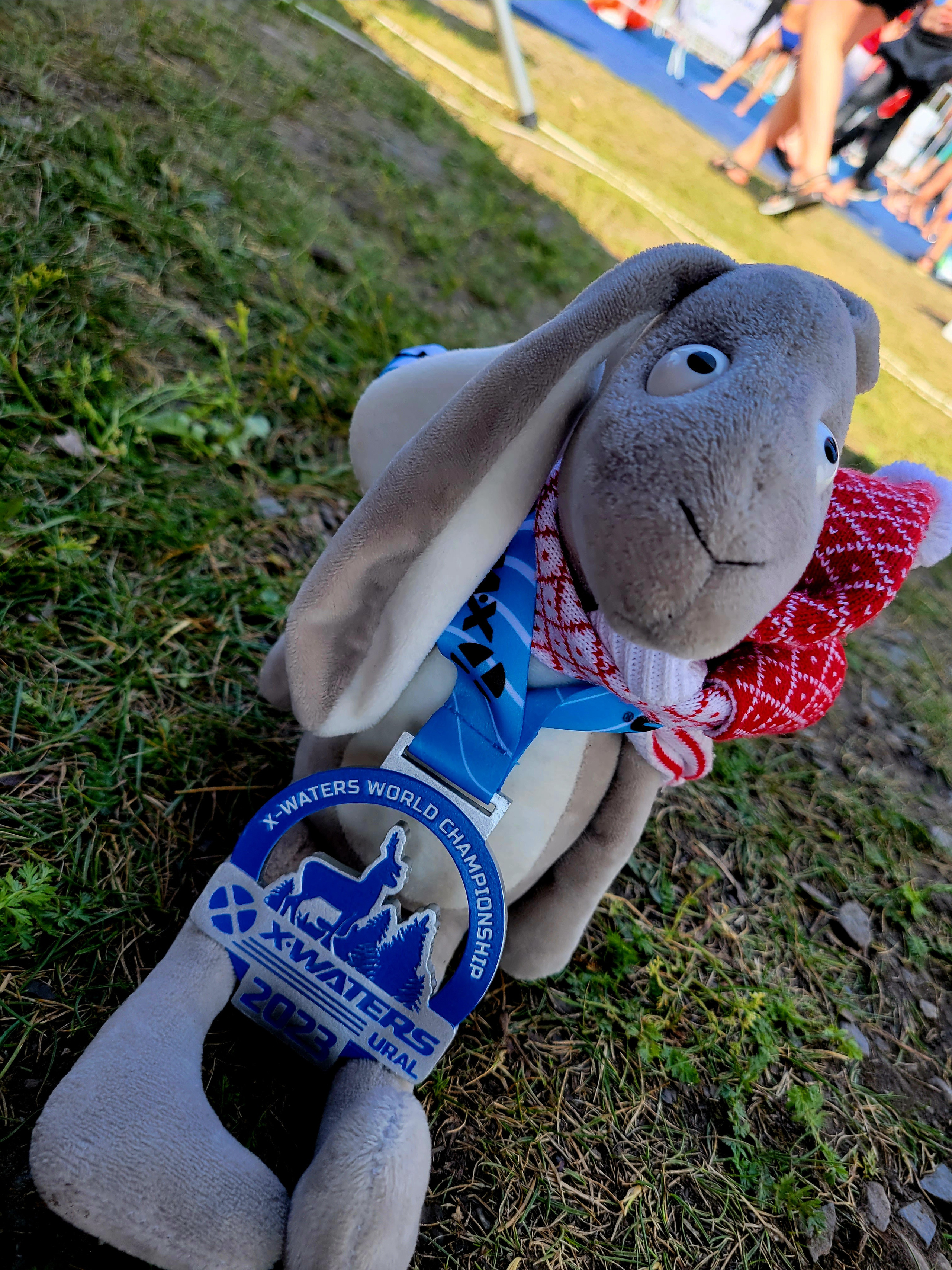 Наш заяц спортсмен из WorldClass :)