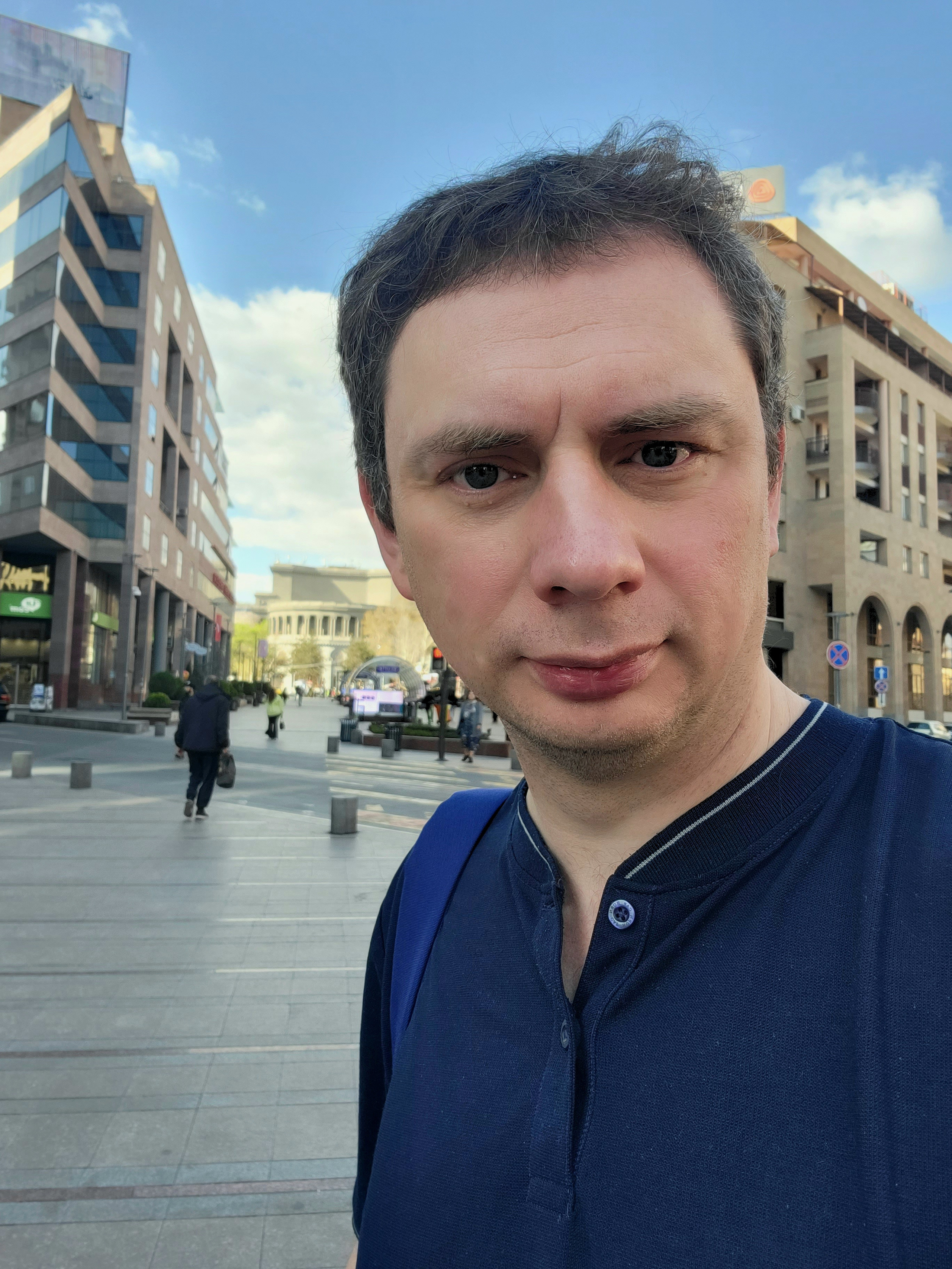 Selfie before leaving home