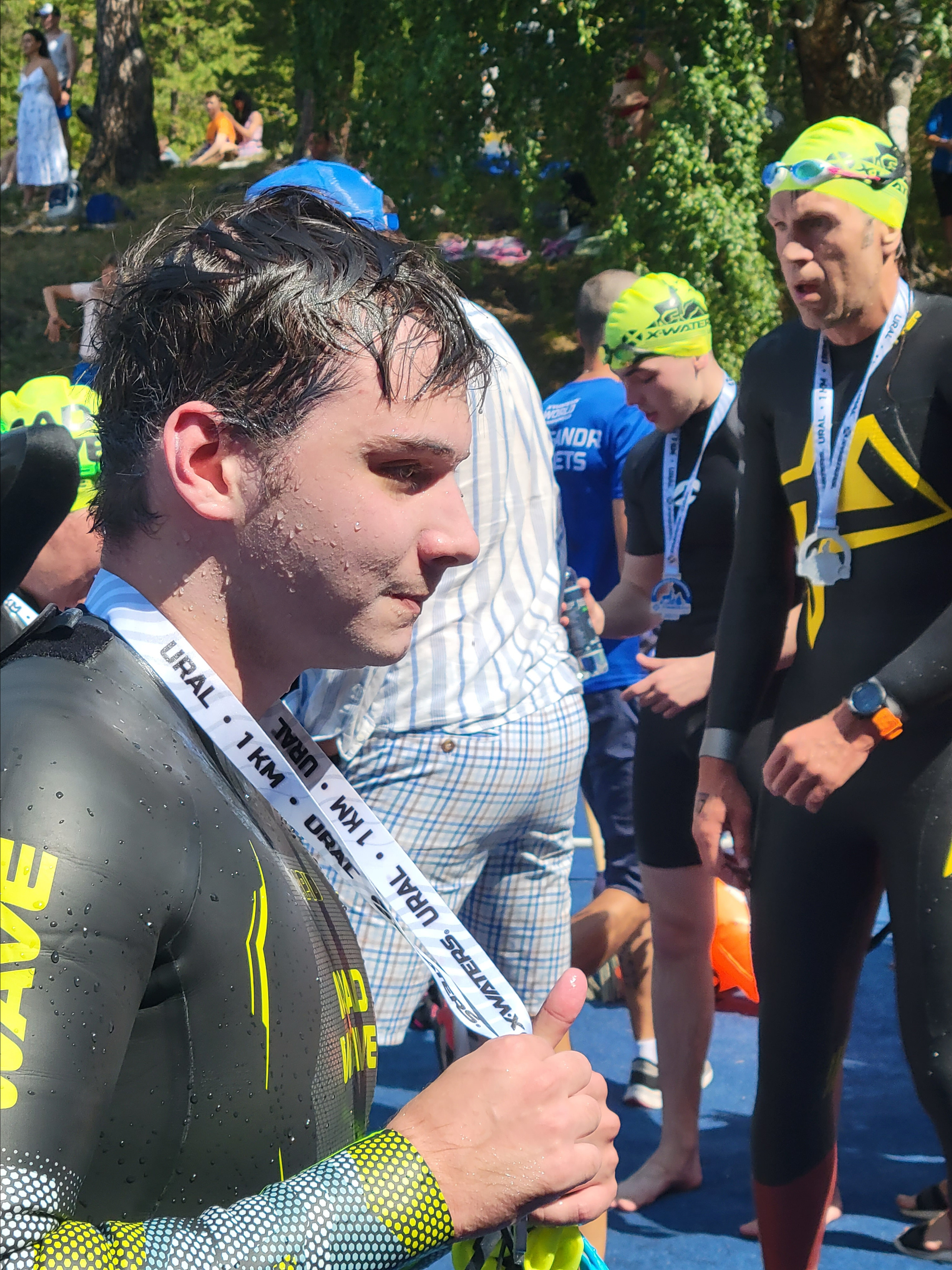 Но медаль заслуженная, да и на очки в общем зачете этот заплыв позитивно должен сказаться