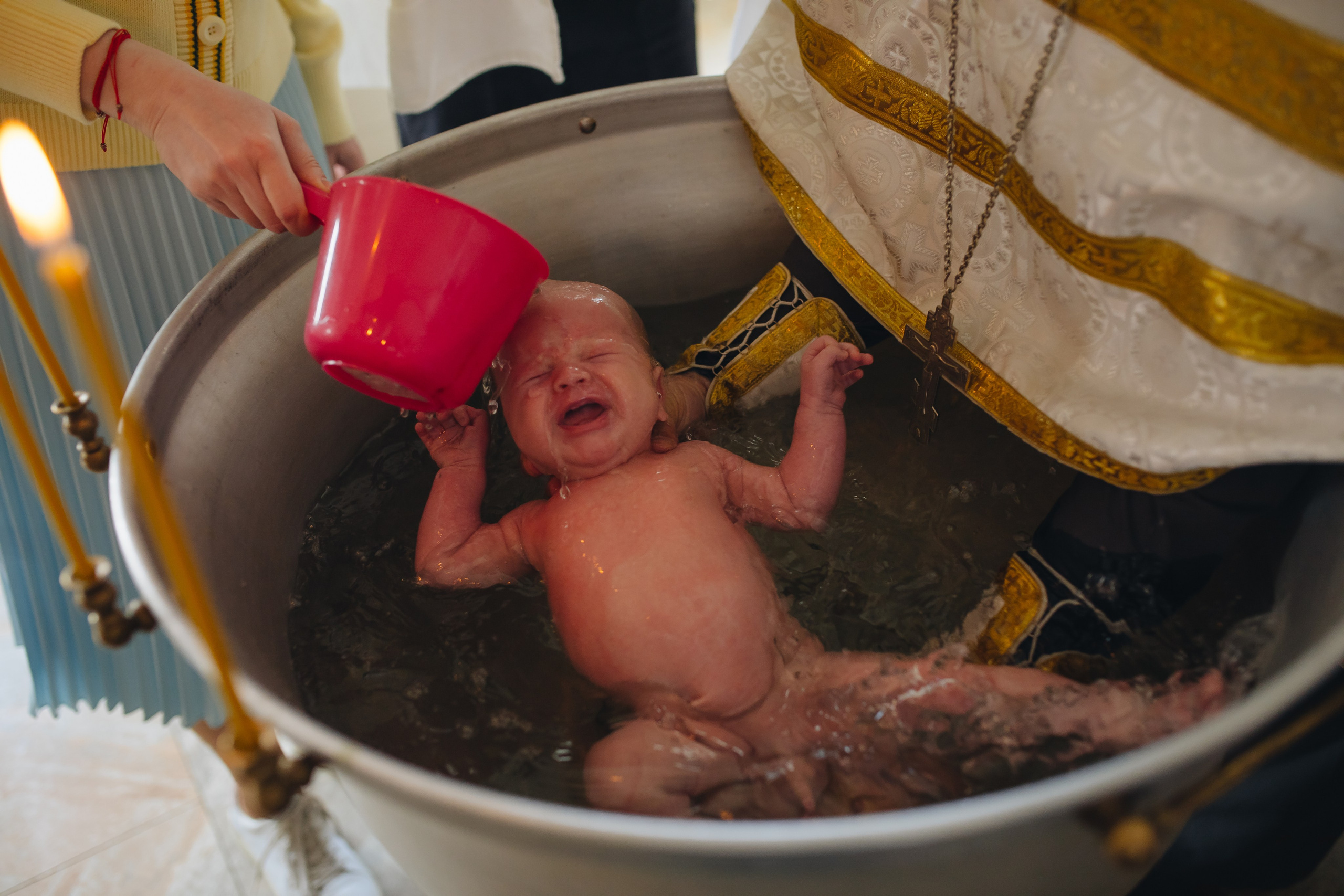 Крещение в светлом Храме. Семейный и детский фотограф в Москве Дорогова Екатерина