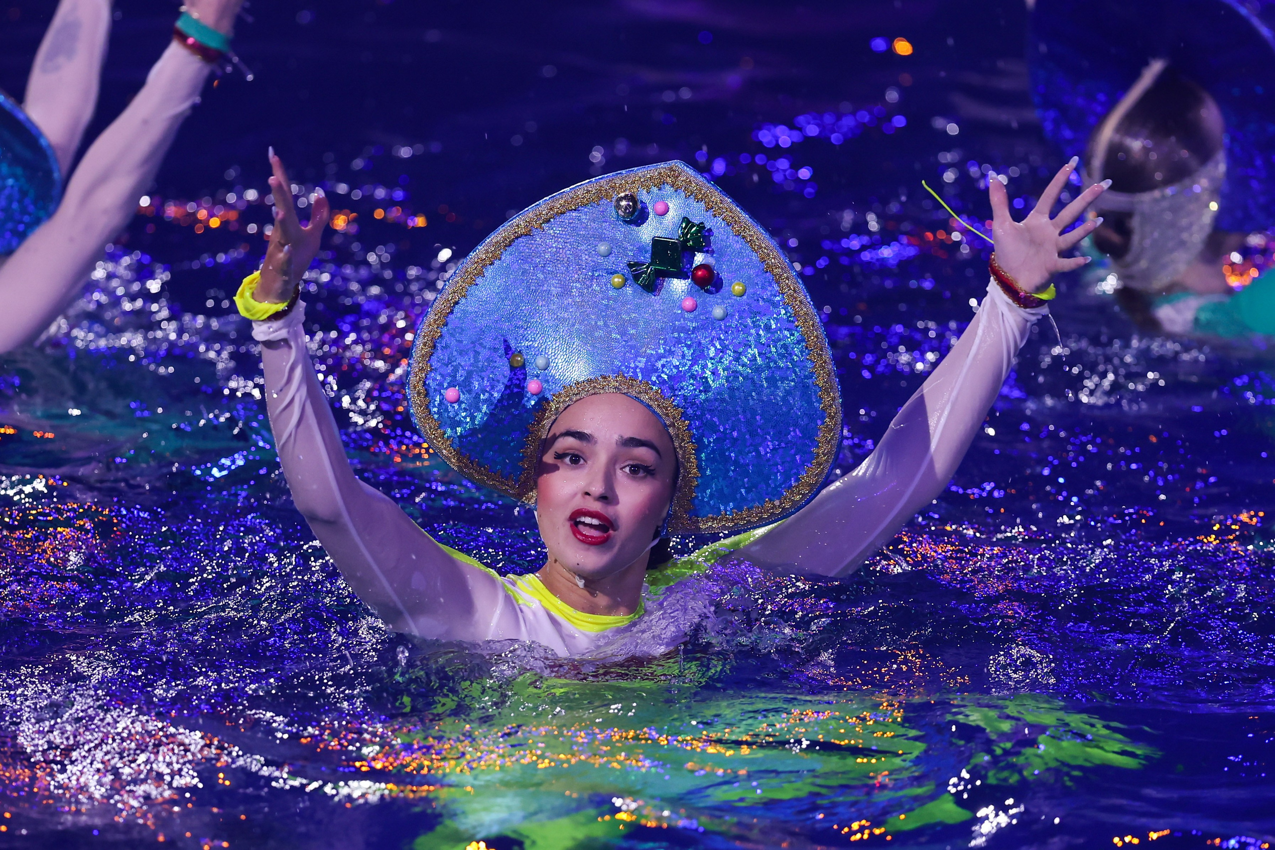 «Сказка о царе Салтане» спектакль на воде 30.12.2025. Спортивный и репортажный фотограф Антон Тереханов