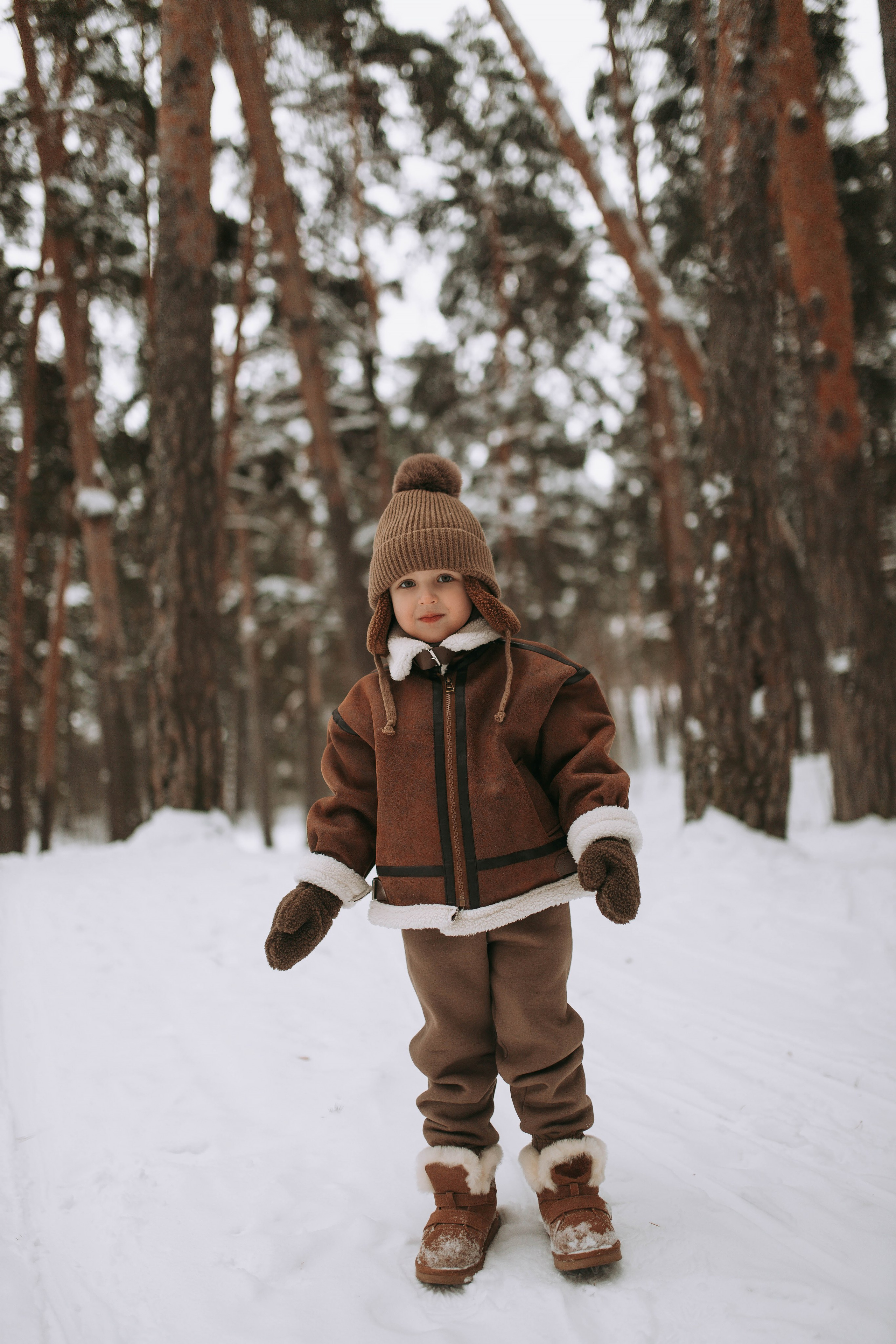 Зимняя прогулка по лесу. Свадебный и семейный фотограф в Нижнем Новгороде