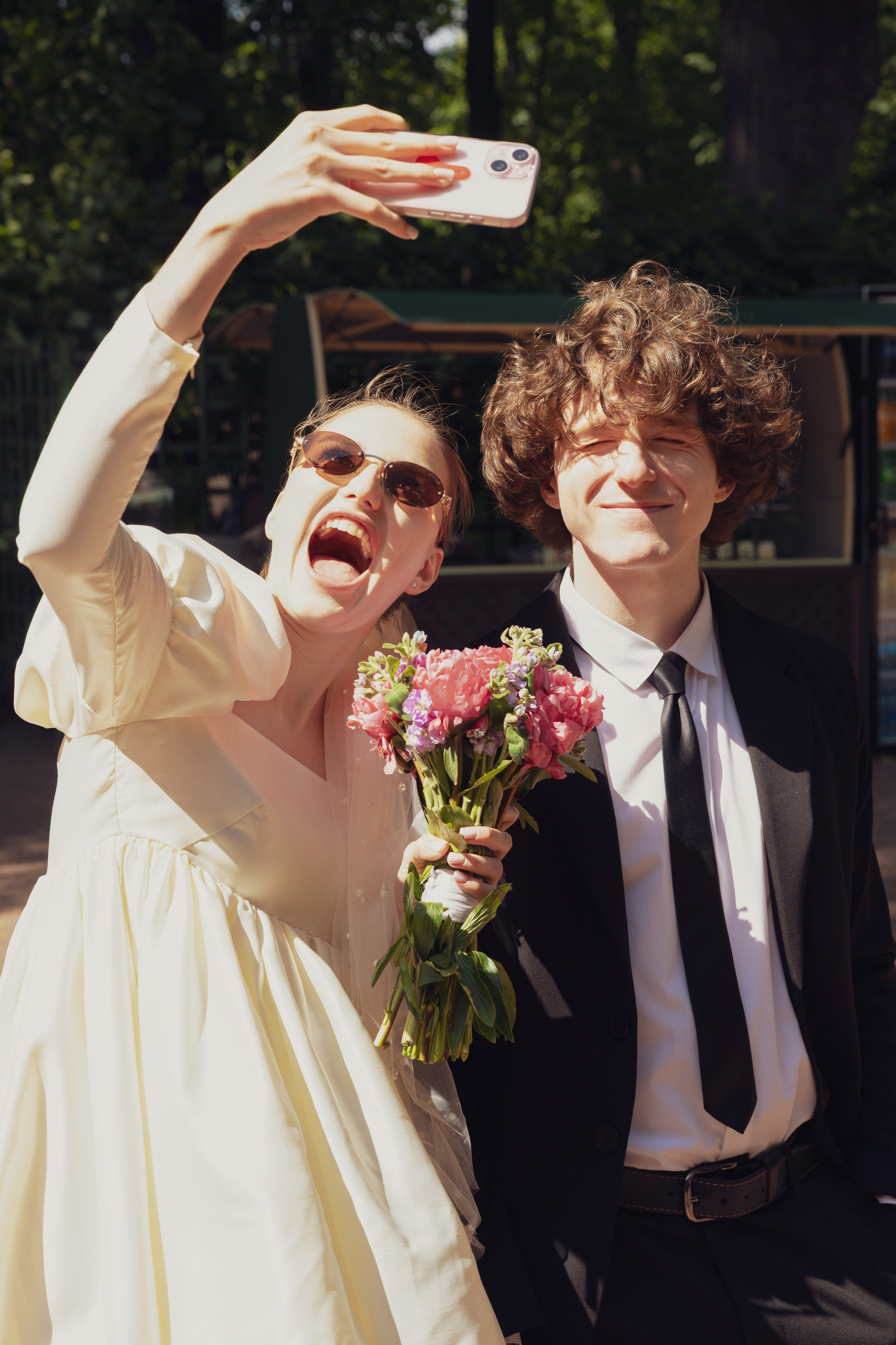 Свадебная прогулка в Летнем саду. Фотограф в Санкт-Петербурге Вагнер Юлия