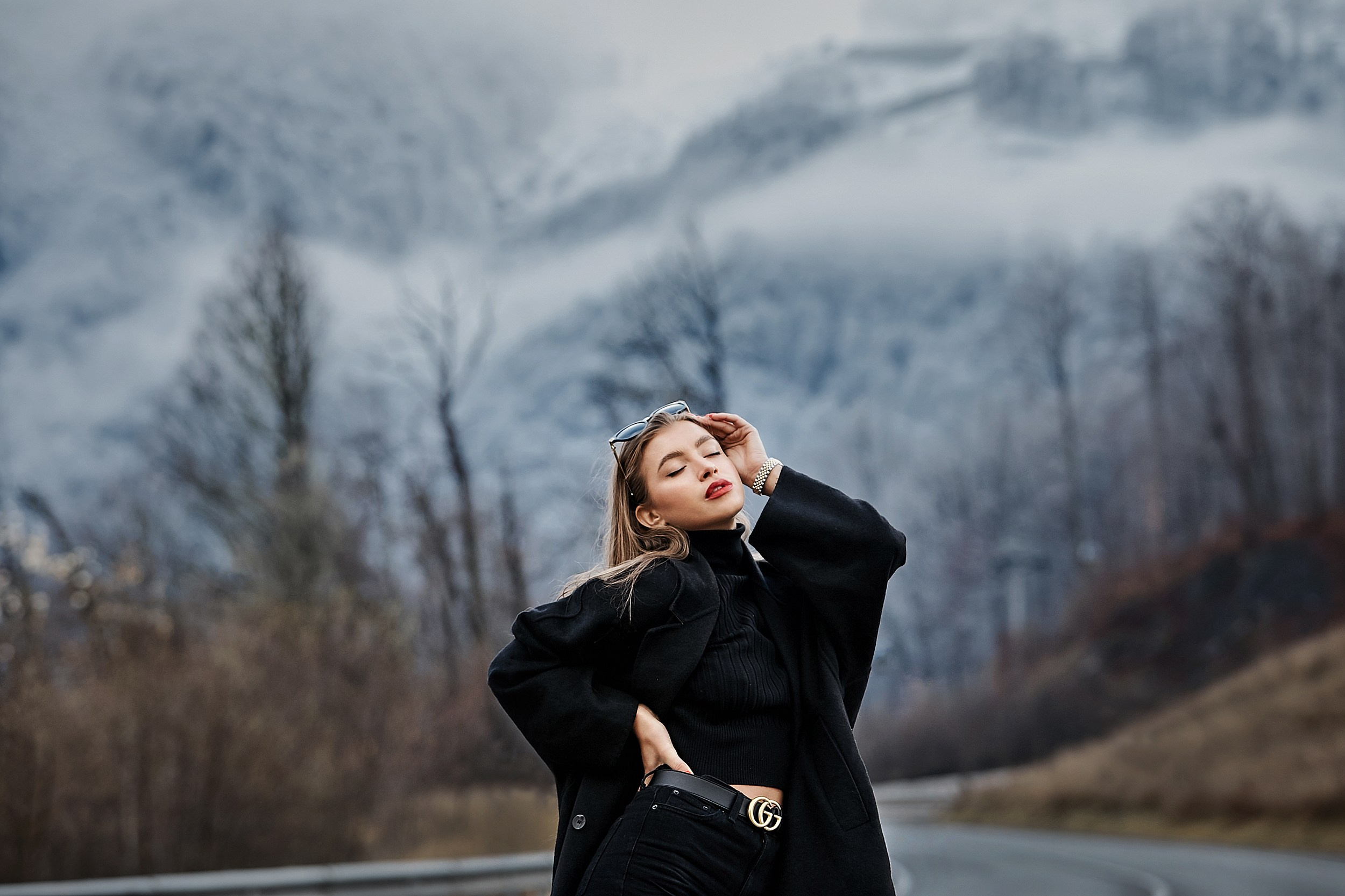 Ангелина в горах. Фото и видео контент в Сочи, фотограф, видеограф Сочи
