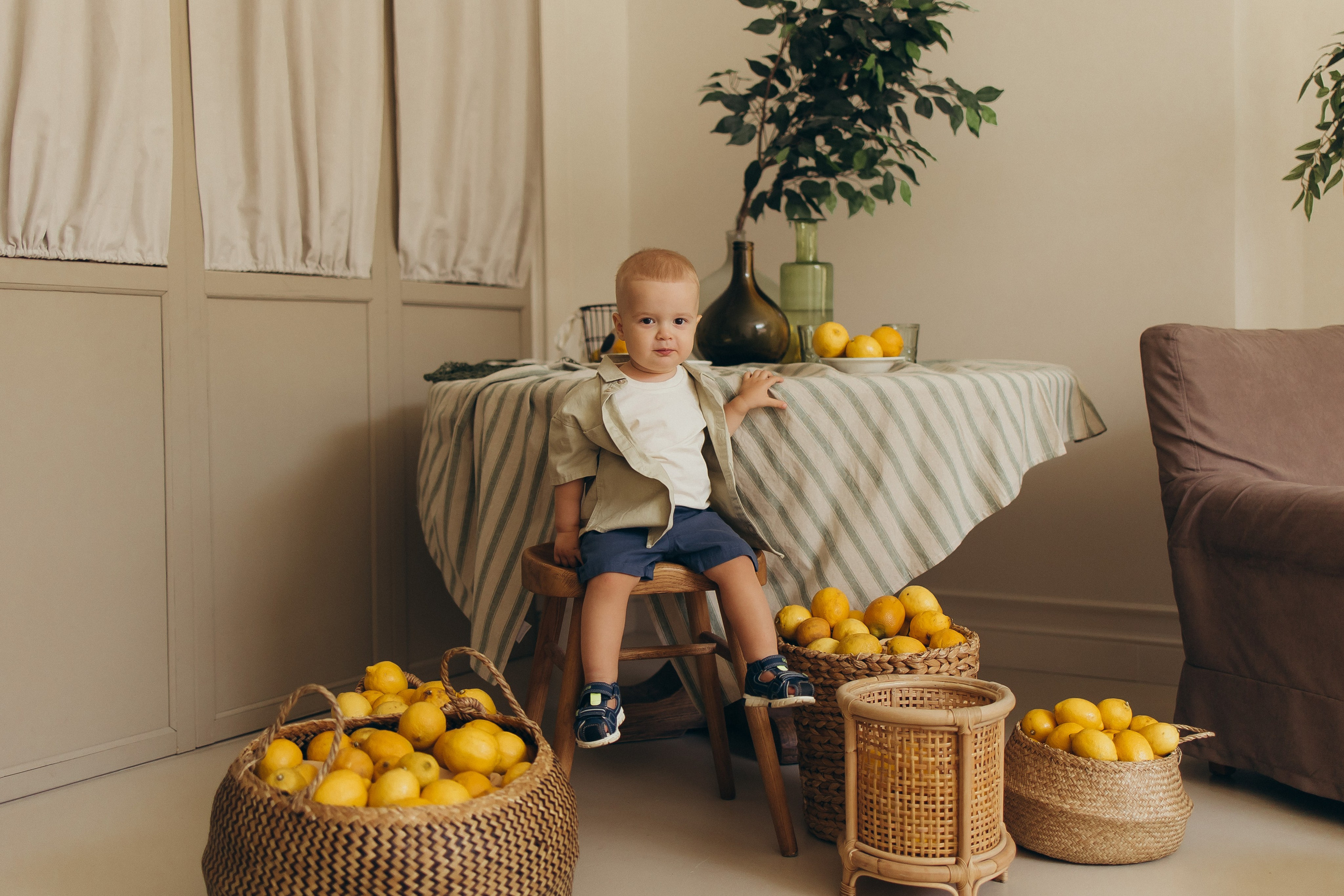 К двум годам Платона — зал Серена. Семейный фотограф в Краснодаре Храмова Анна