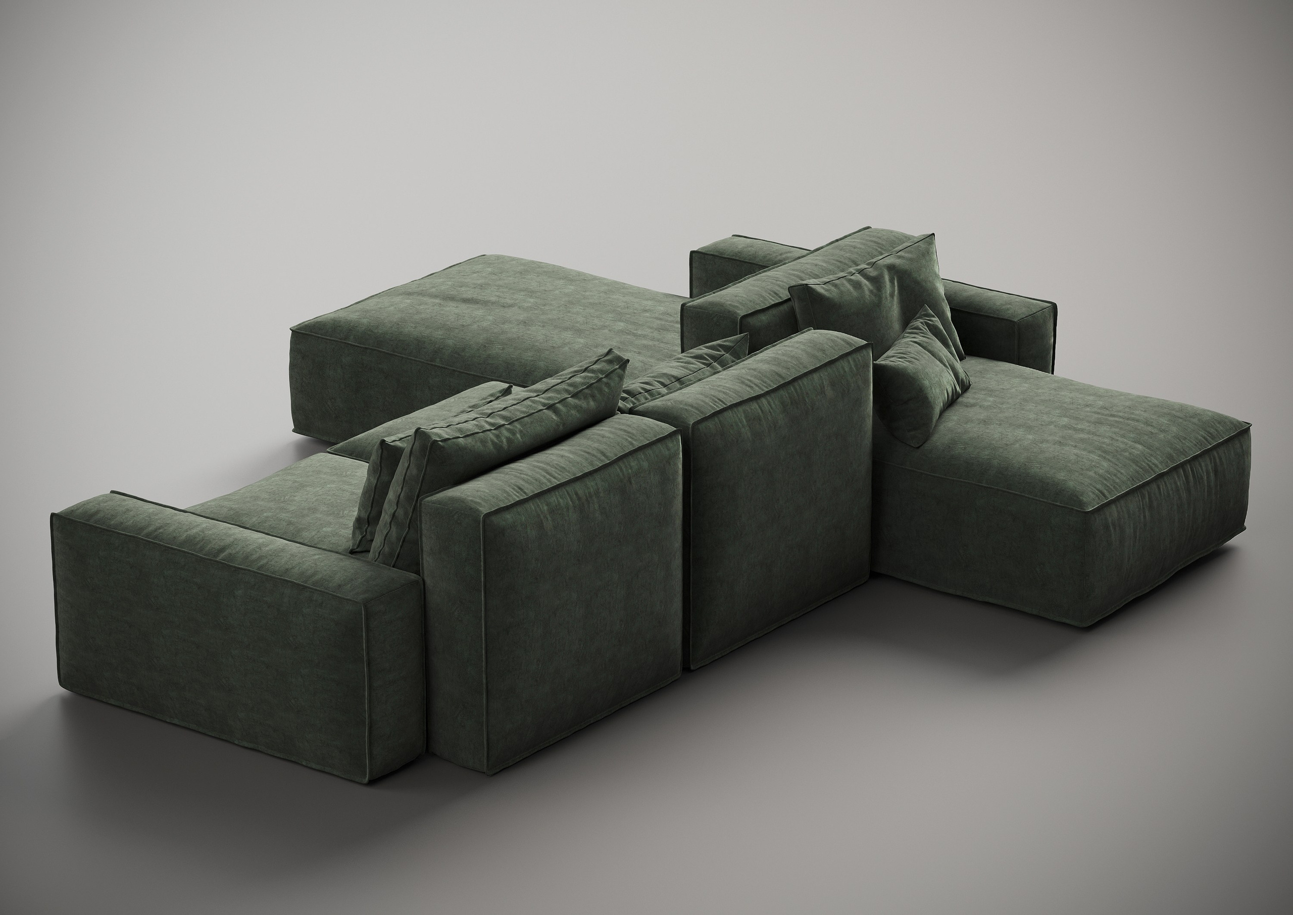 Визуализация дивана