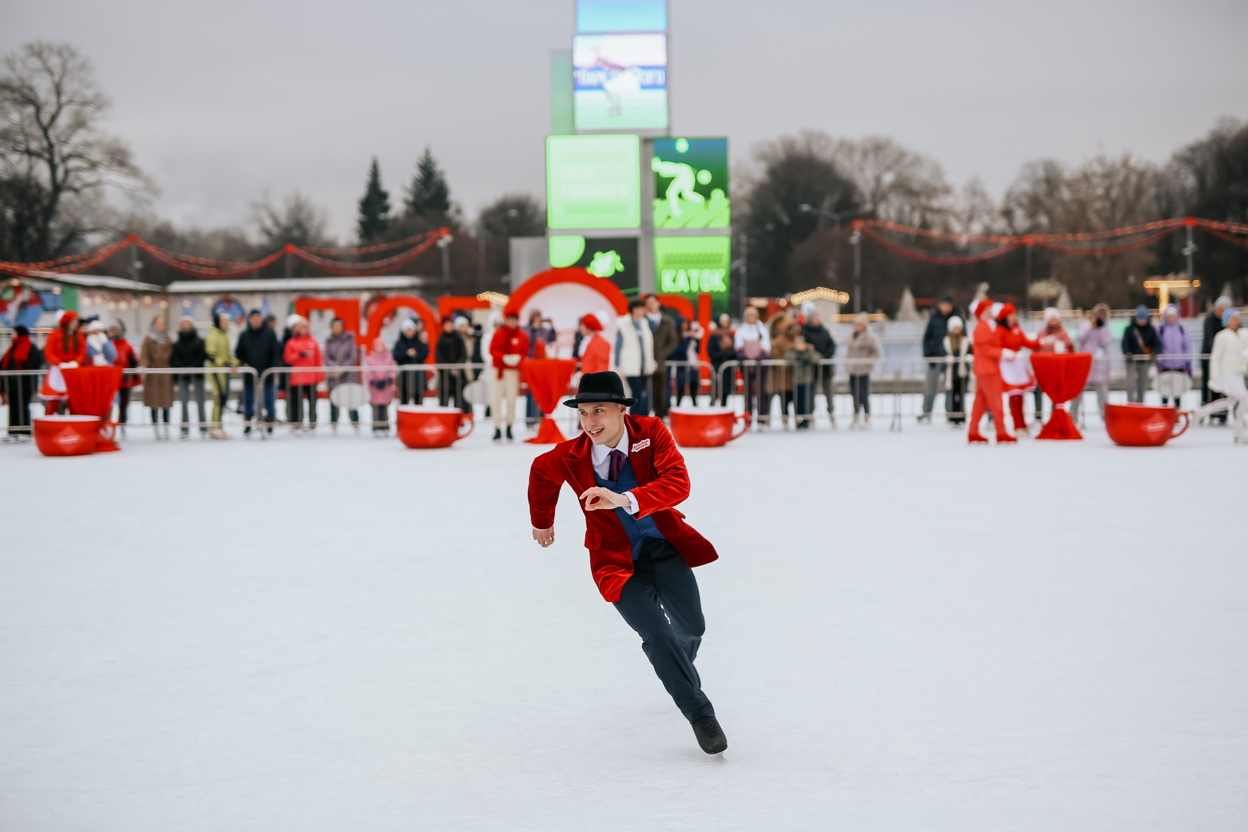 Ледовое шоу Парк Культуры проект Московское Чаепитие. Фотограф и видеограф Анна Домашенко