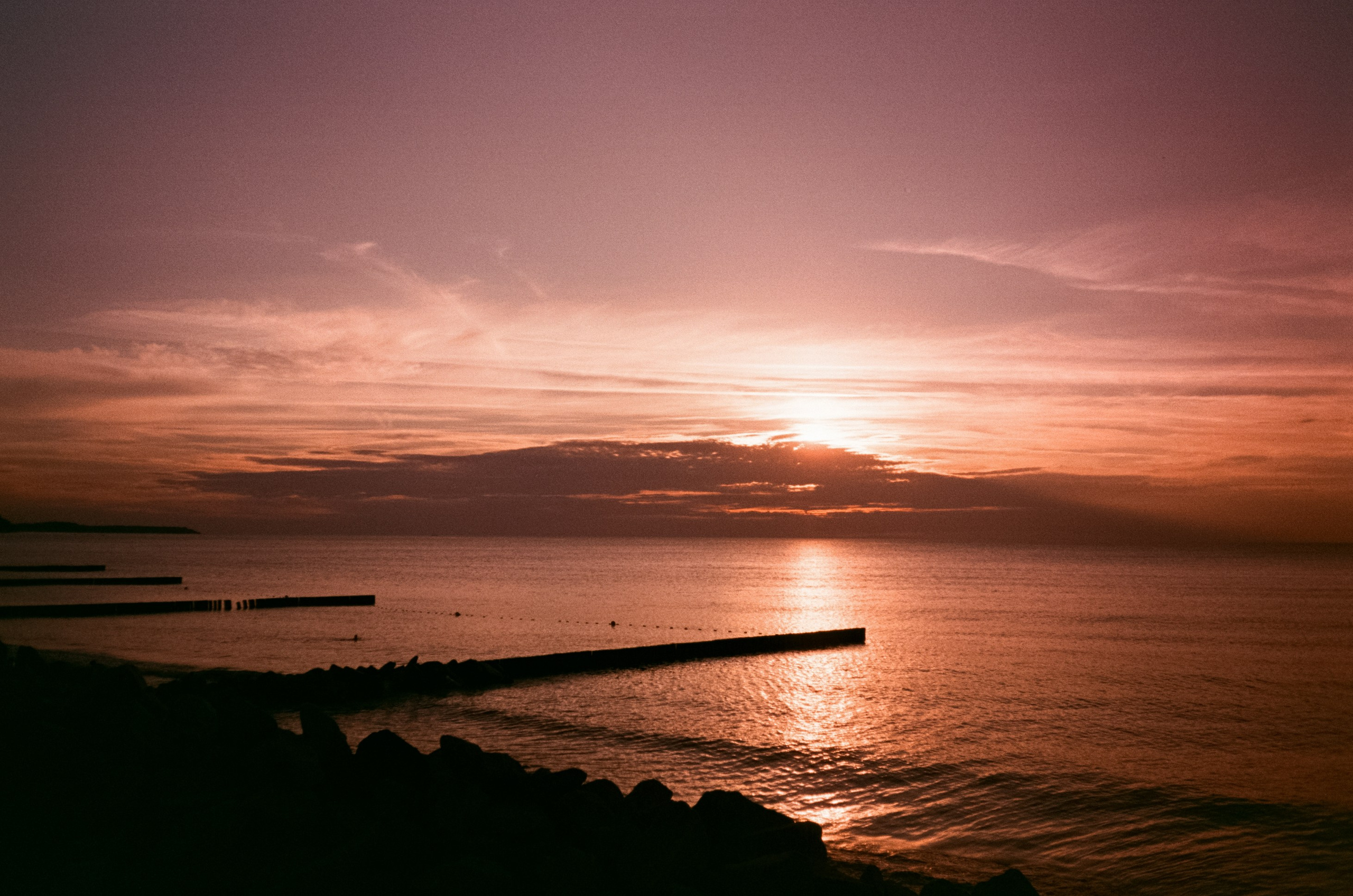 Закаты Зеленоградск, Светлогорск / Ricoh MF-1 / Konica Centuria 400