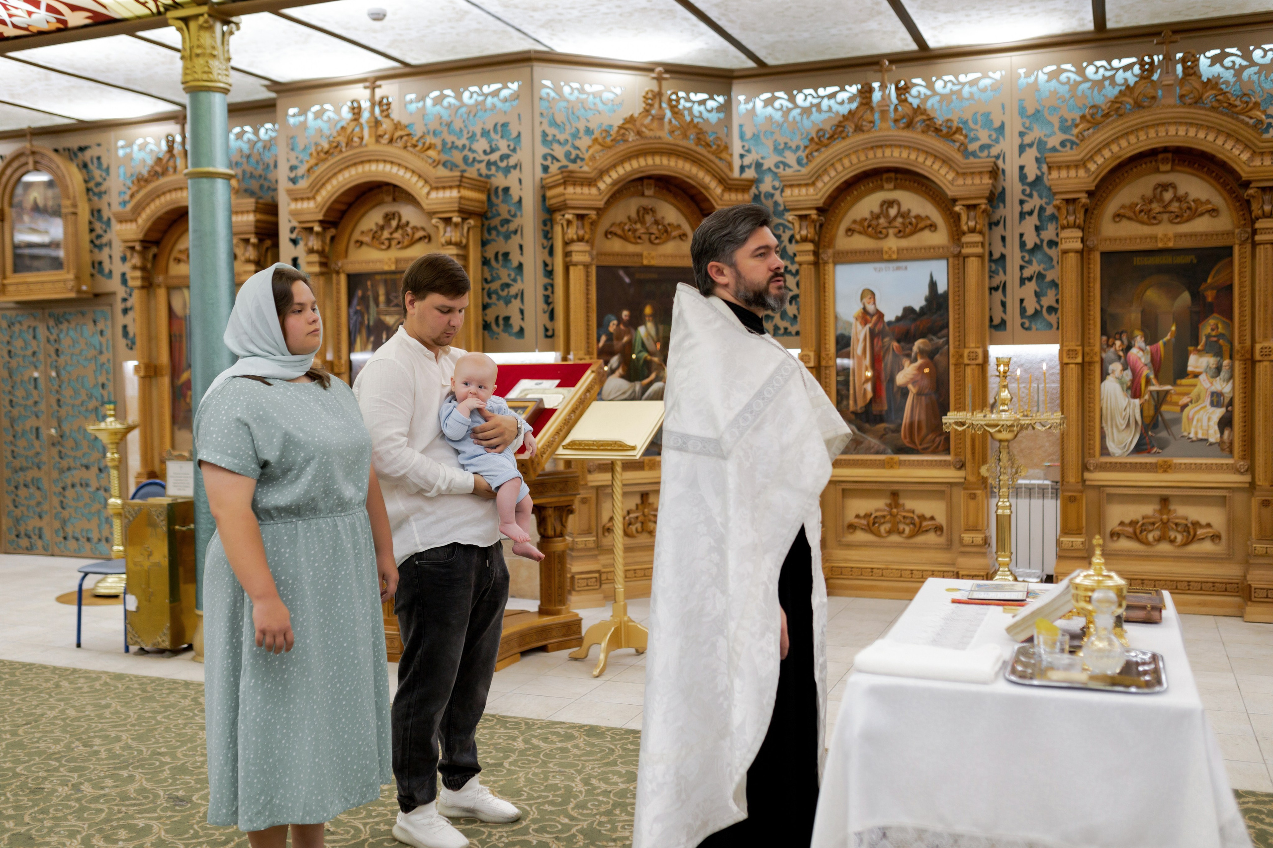 Таинство Крещения Мирона. Свадебный и Семейный Фотограф в Краснодаре