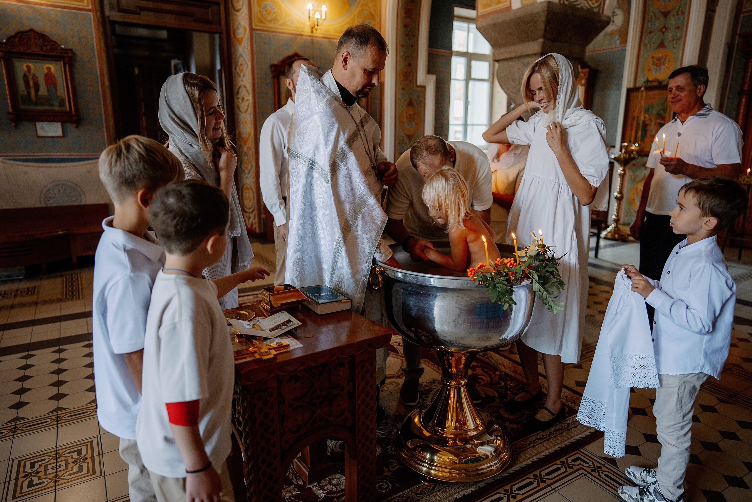 Крещение Евы. Фотограф на Крещение и Венчание в Красноярске Рамазанова Юлия