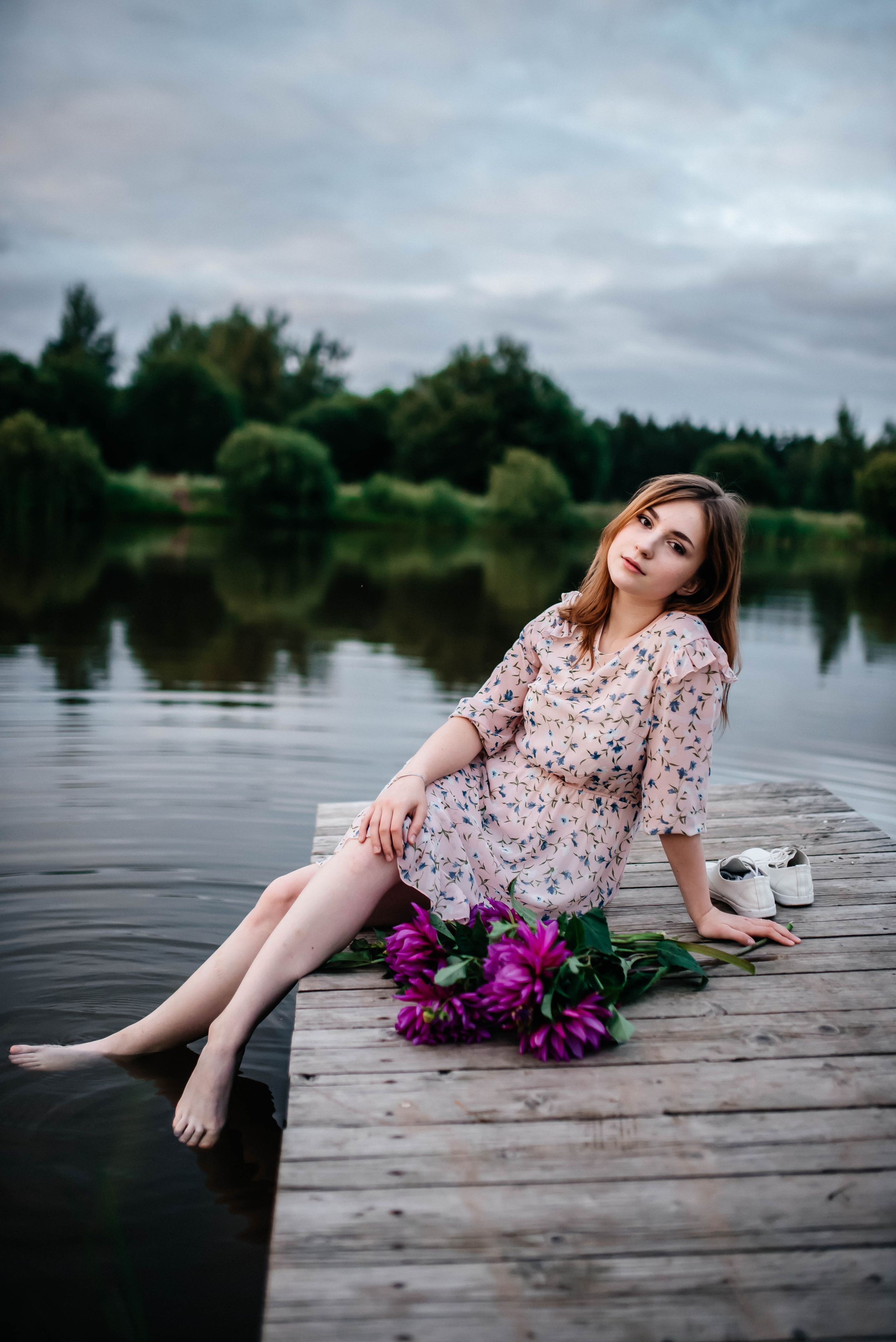 Маша, лето, закат. Главная