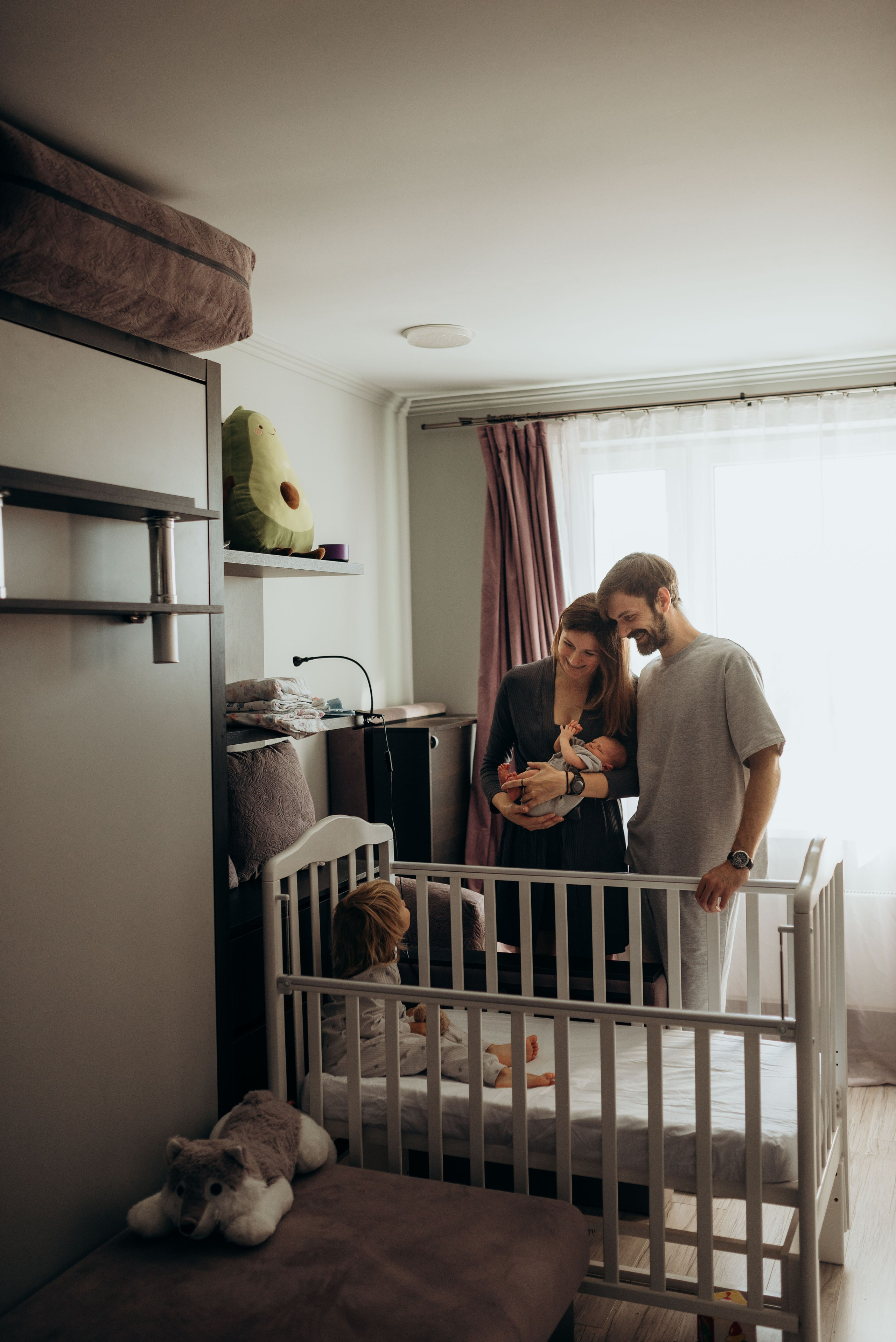 Домашняя фотосессия с новорожденным. Семейный фотограф в Домодедово и Москве Елена Пичугина