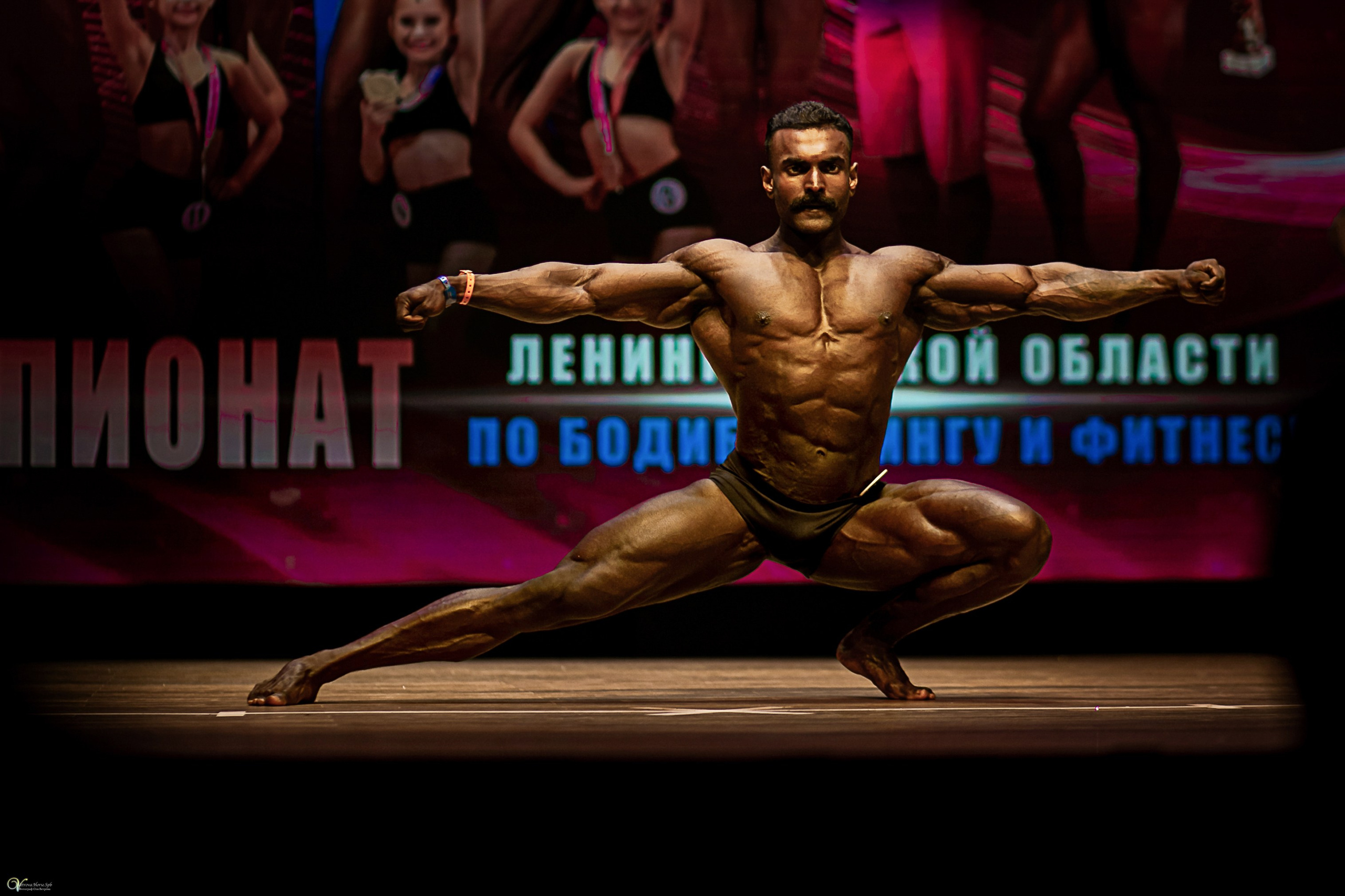 Чемпионат по бодибилдингу 2025. Фотограф женский и мужской портрет Санкт-Петербург
