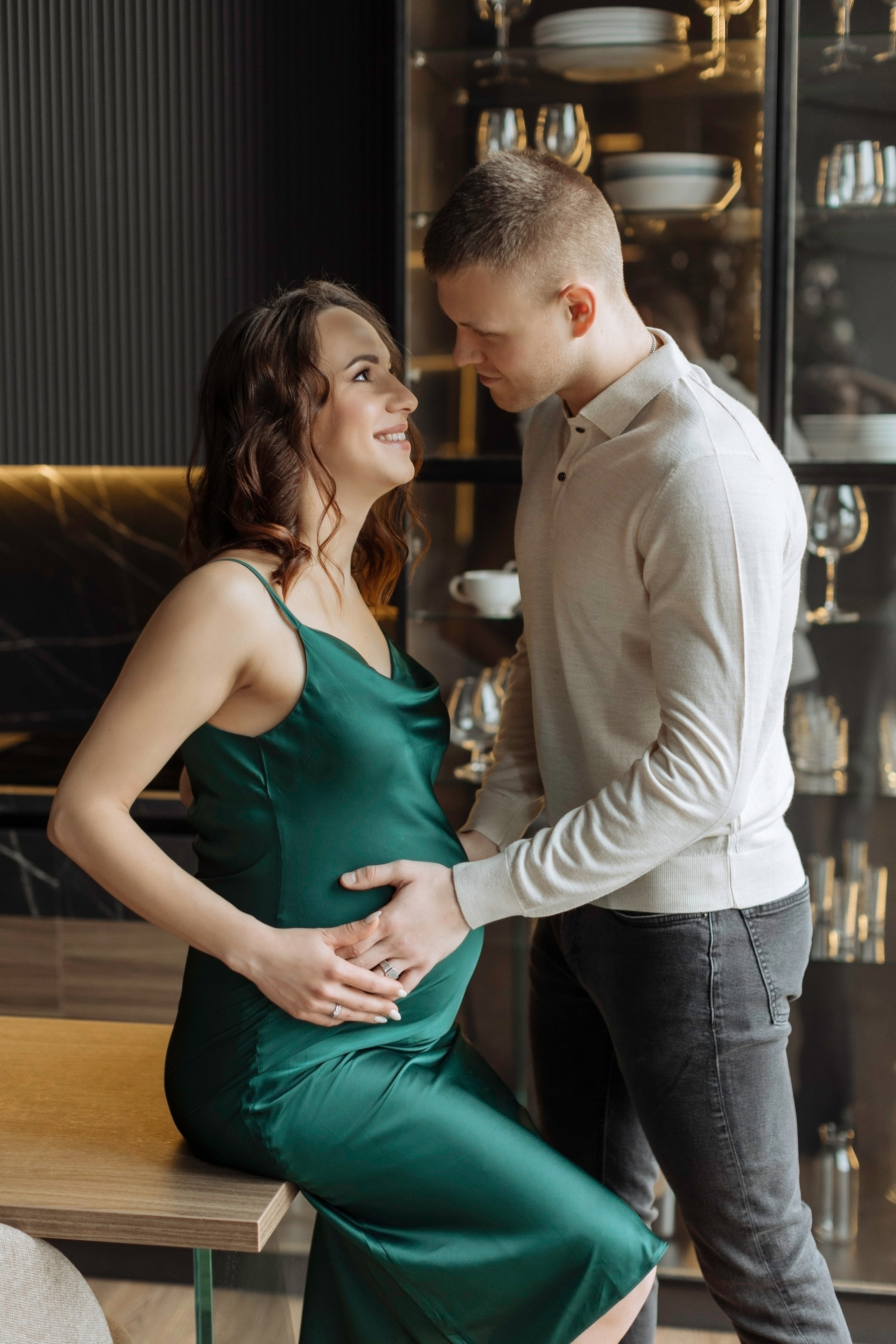 Фотосессия беременности. Фотосессии в фотостудии Мимика Москва