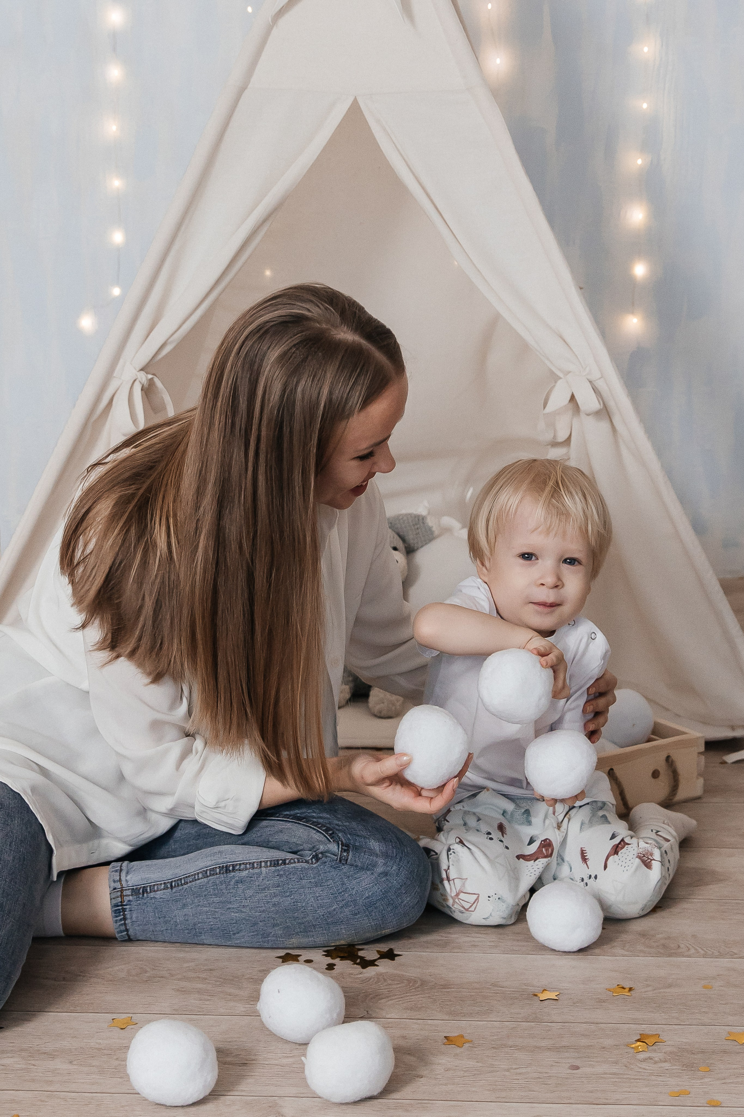 Фотосессия 2 в 1:новый год и день рождения 🎂🎄