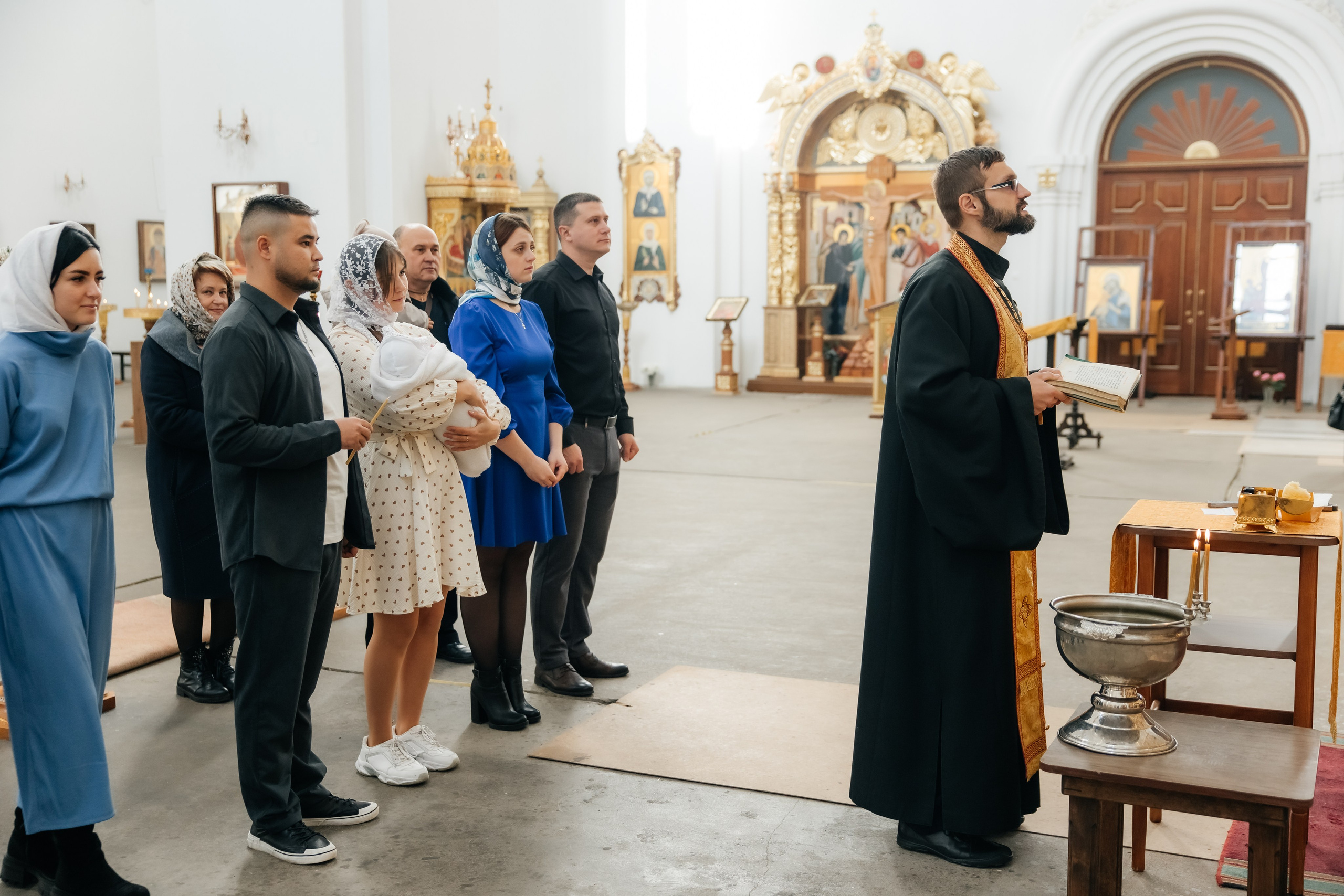 Крещение Мирославы. Храм иконы Божьей Матери «Всех скорбящих Радость». Фотограф ВИКА МЕДУЗА