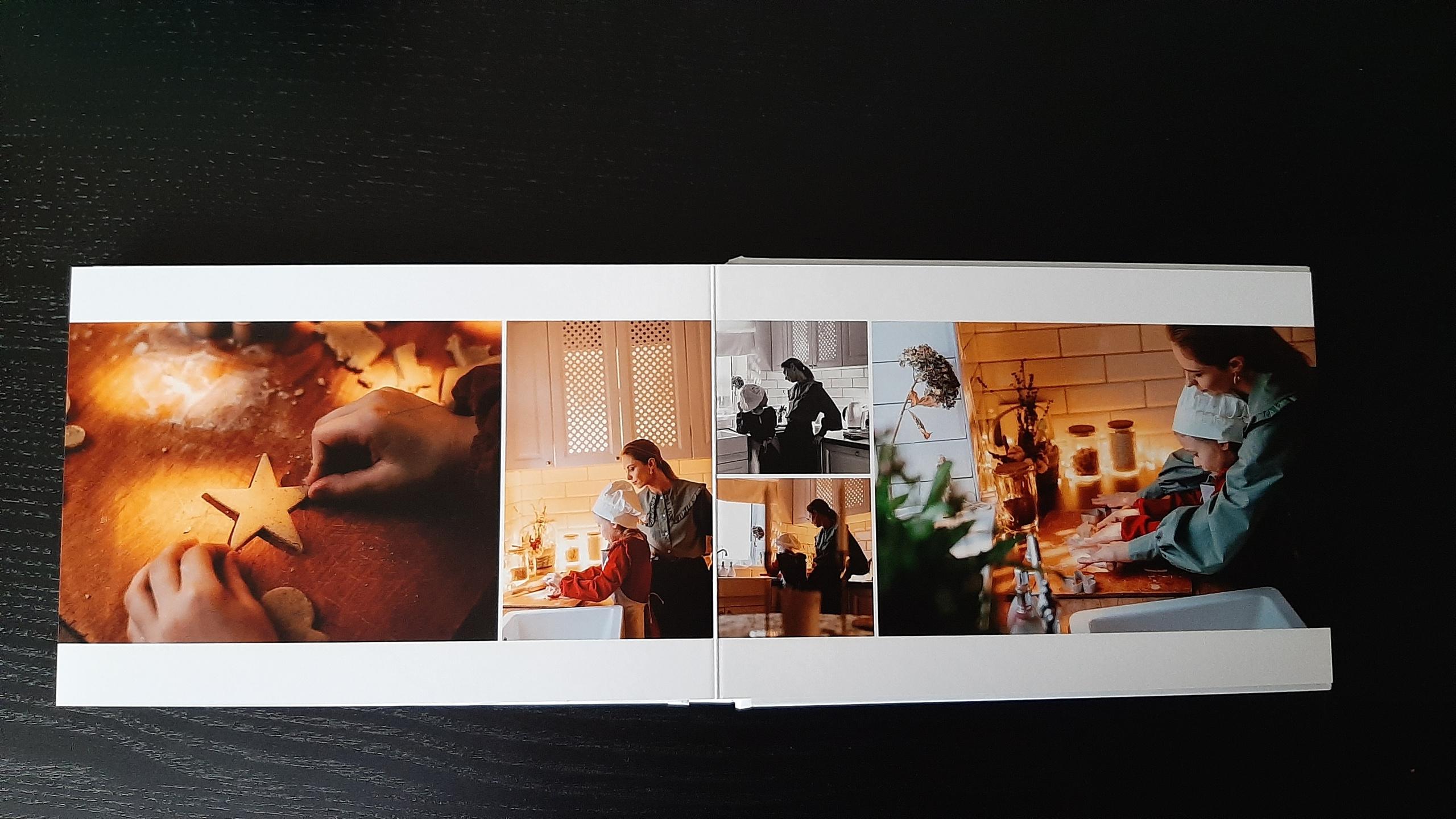 Новогодняя фотокнига. Минибук размером 23*16 см. Фотограф Котова Валентина