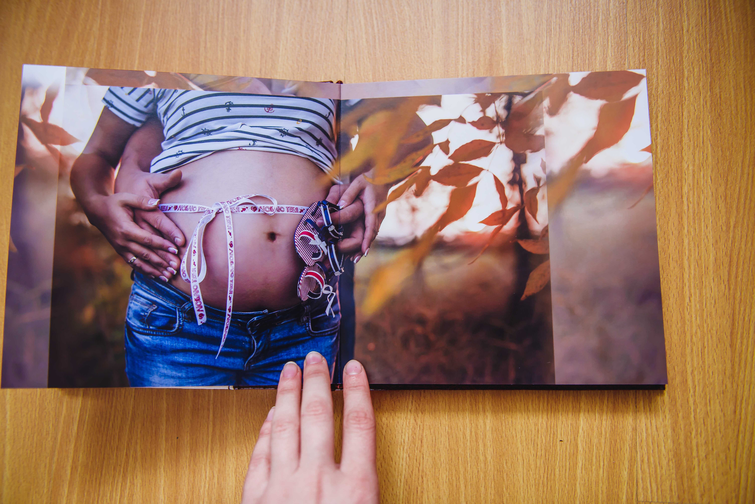 Фотокнига совмещенная. Выписка и первые дни жизни. Фотограф Котова Валентина