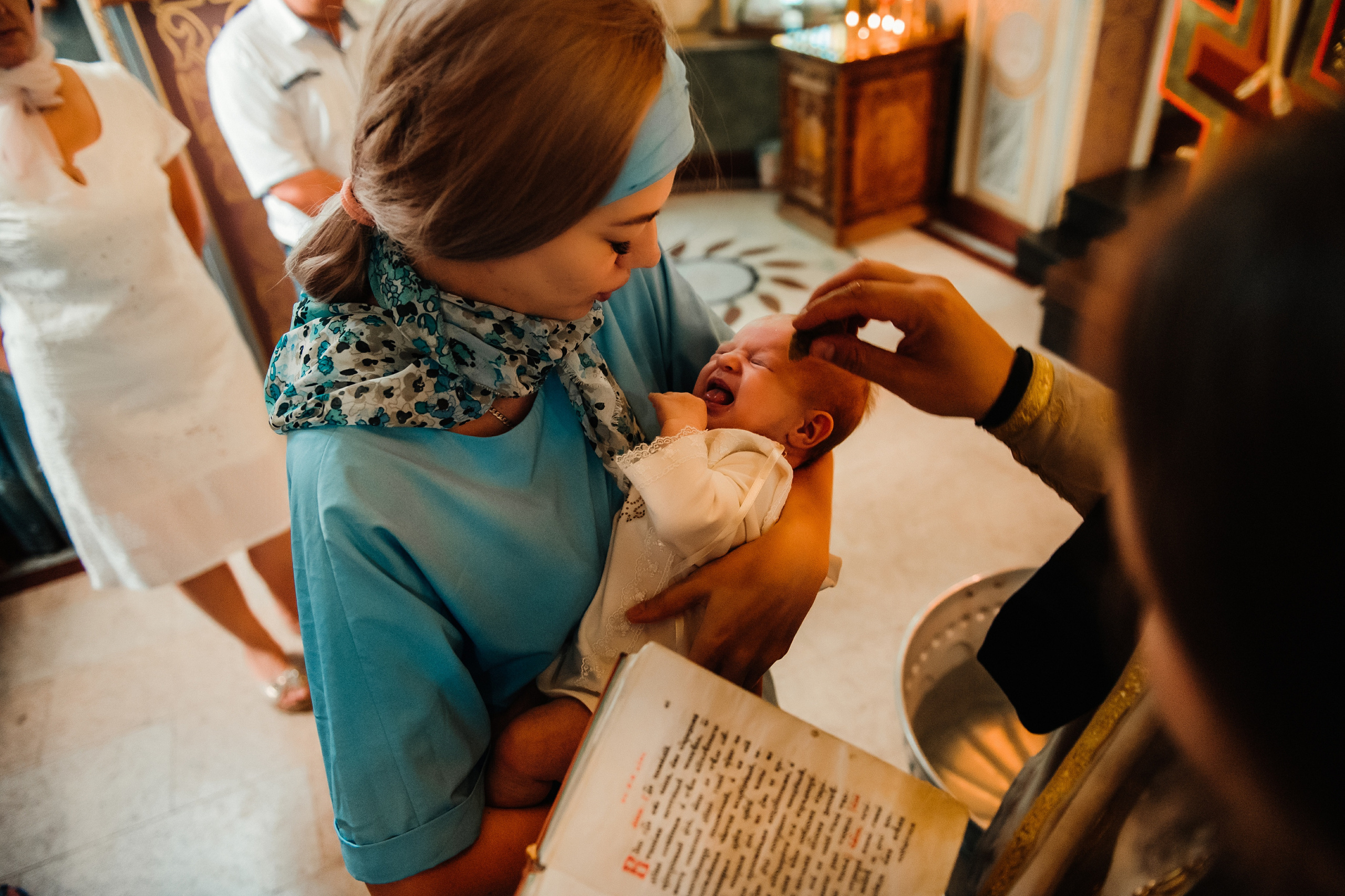 Таинство Крещения Ульяны. Фотограф Котова Валентина