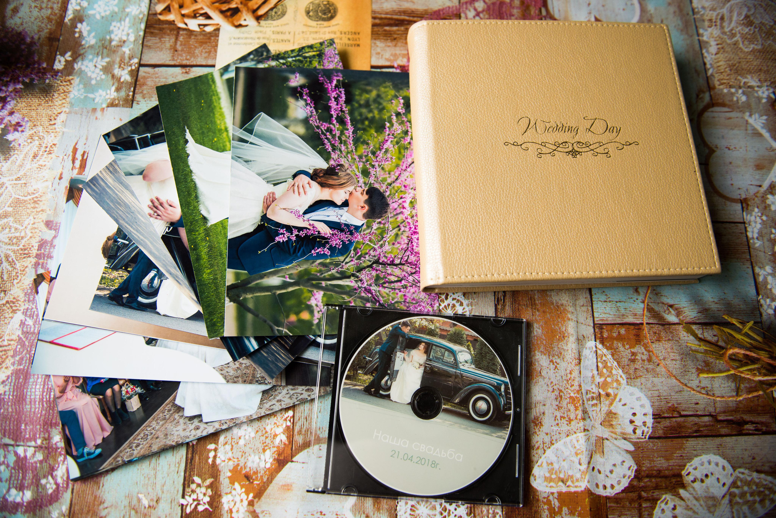 Свадебная фотокнига. Размер 20*20см. Плотные листы. Фотограф Котова Валентина