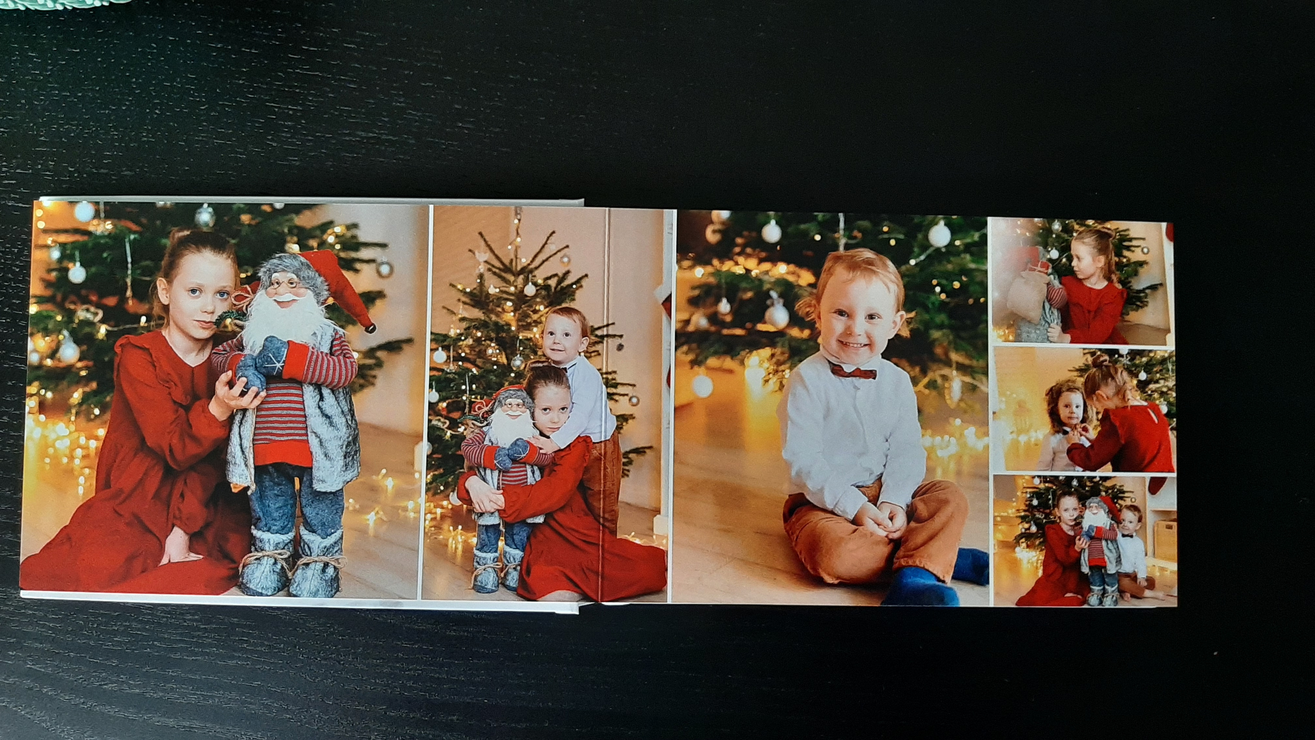 Новогодняя фотокнига. Минибук размером 23*16 см. Фотограф Котова Валентина