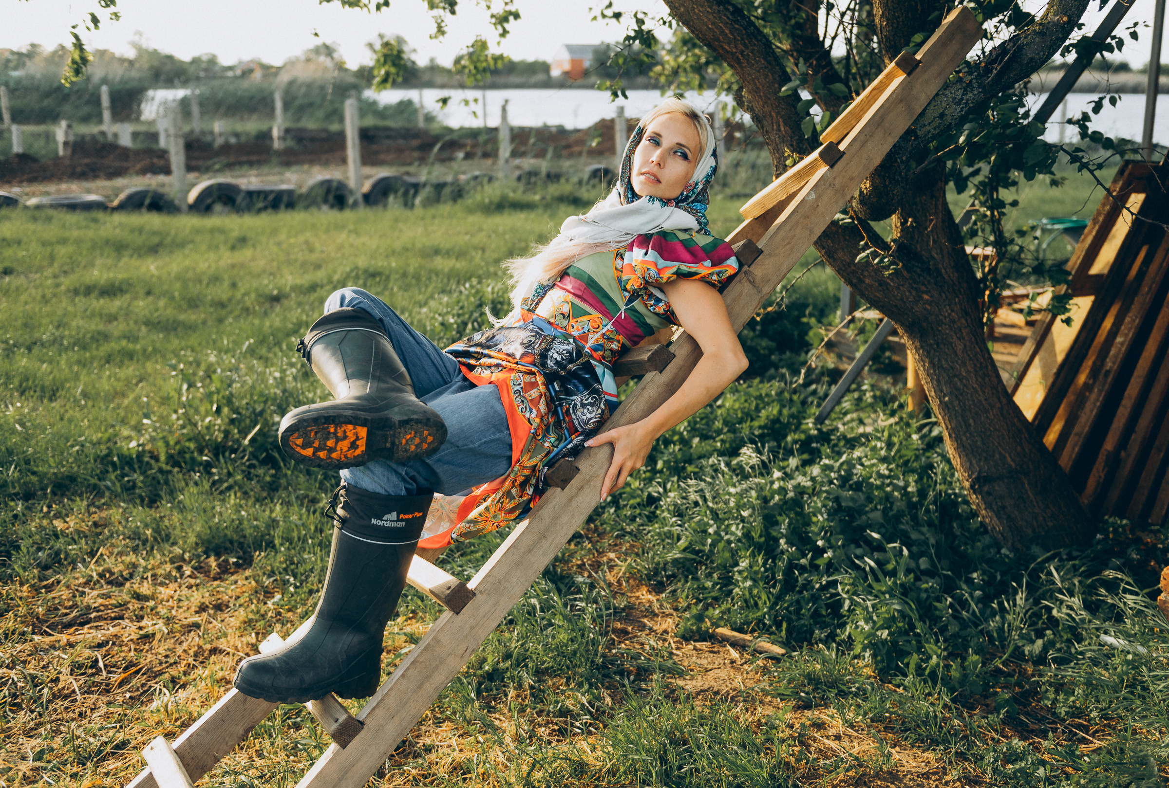 Деревенский фешн. Фотограф Котова Валентина