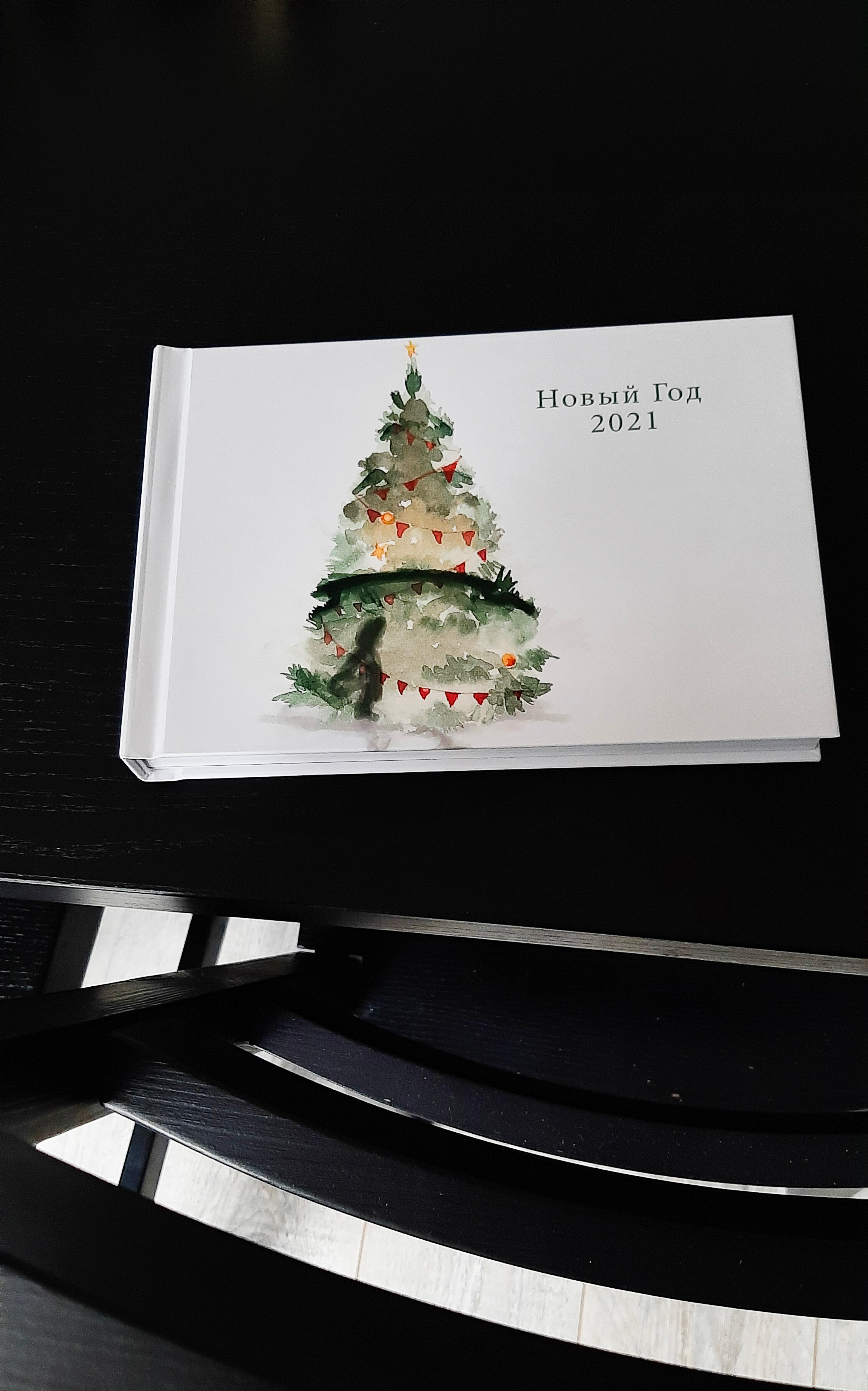 Новогодняя фотокнига. Минибук размером 23*16 см. Фотограф Котова Валентина