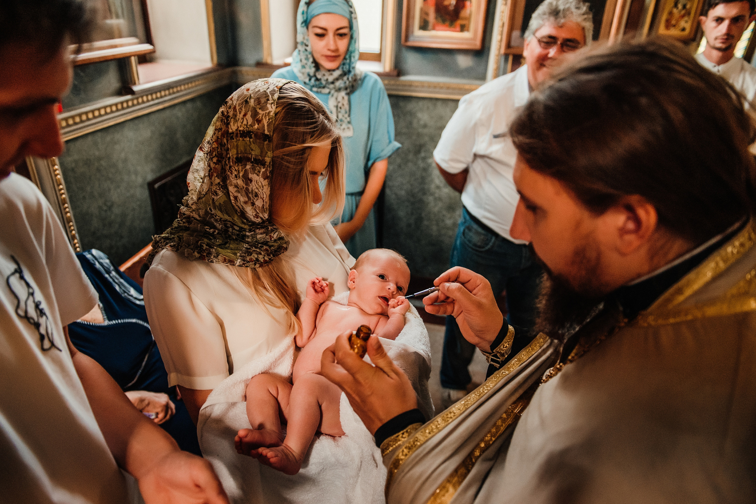 Таинство Крещения Ульяны. Фотограф Котова Валентина