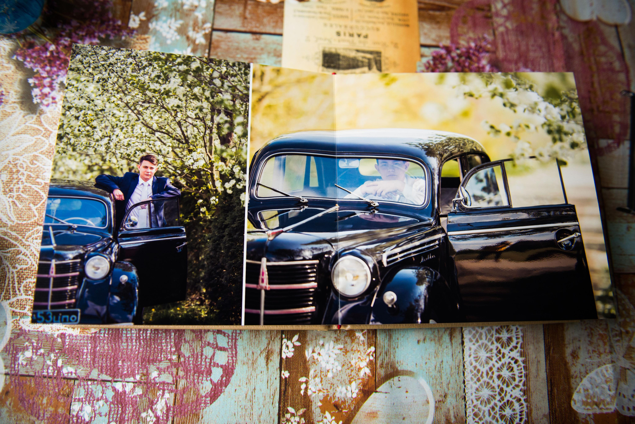 Свадебная фотокнига. Размер 20*20см. Плотные листы. Фотограф Котова Валентина