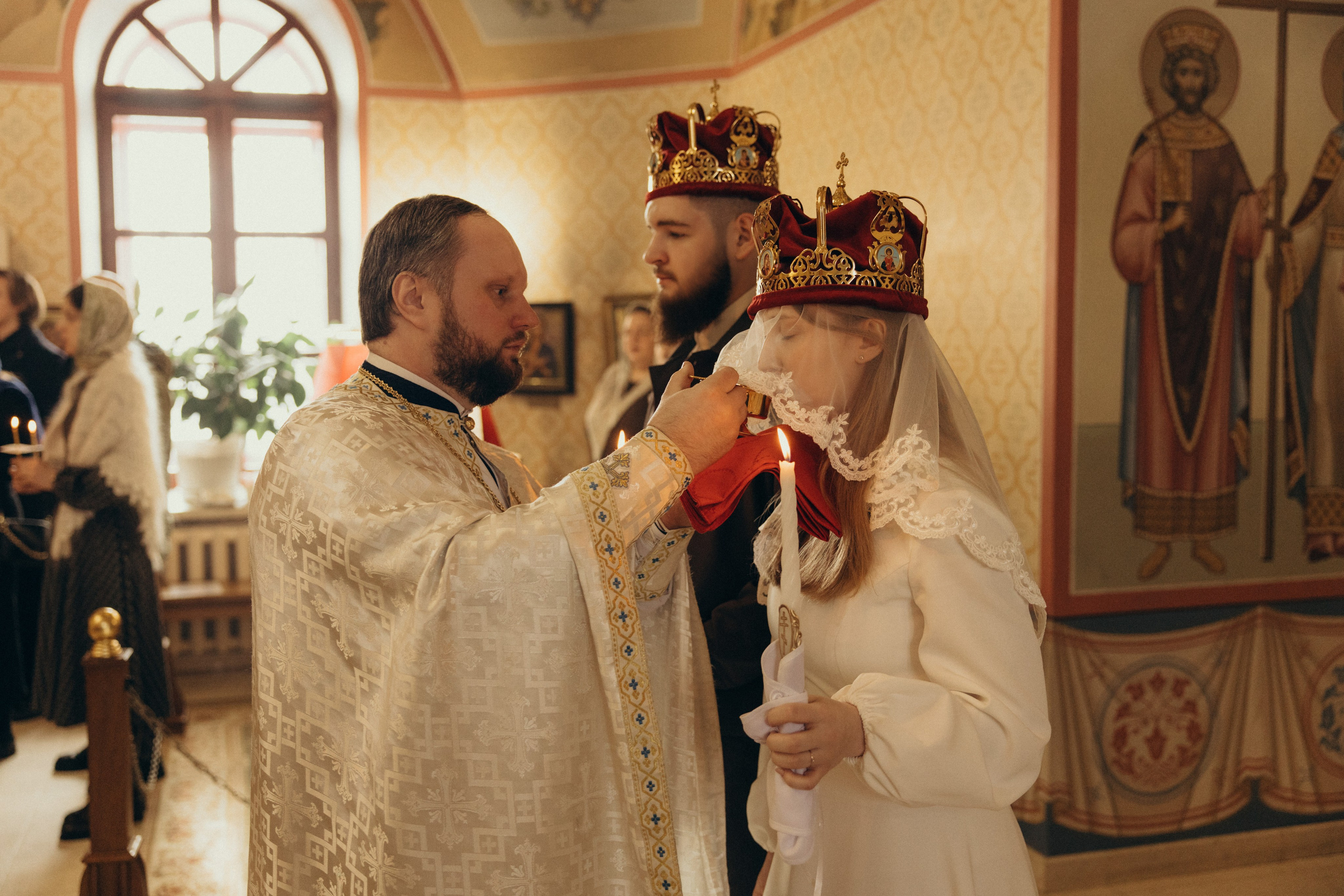 Таинство Венчания Андрея и Ксении. Фотограф Сотникова Вероника