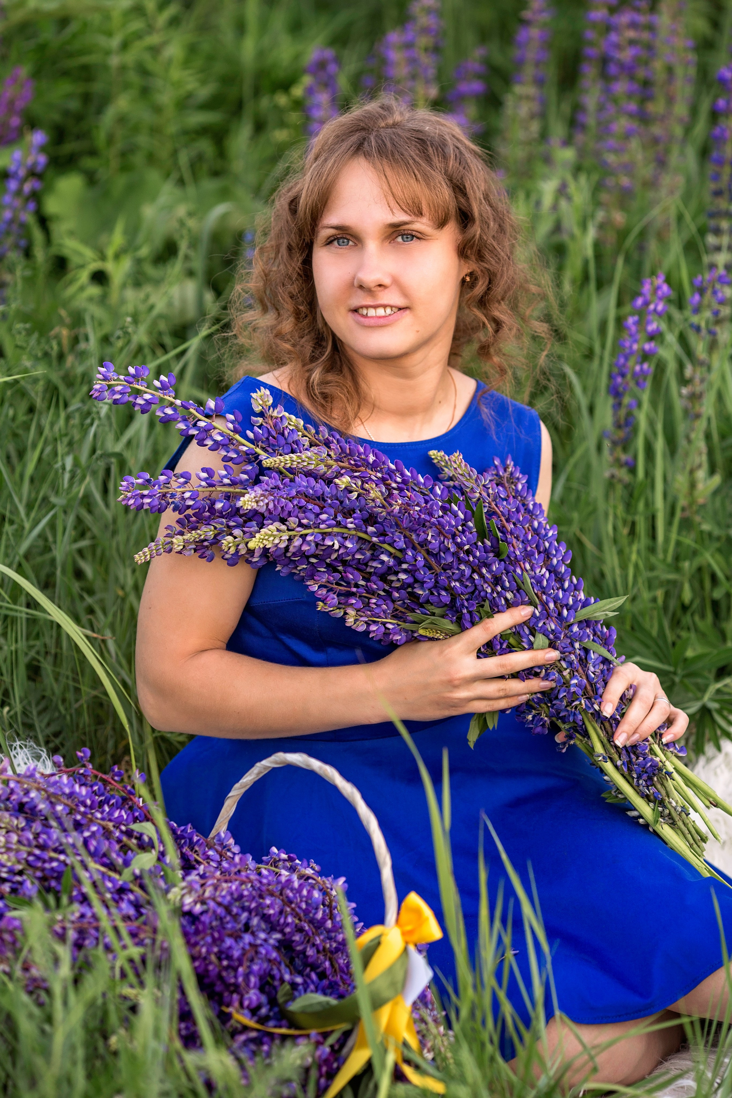 Индивидуальная фотосессия в люпинах (Анна). Главная