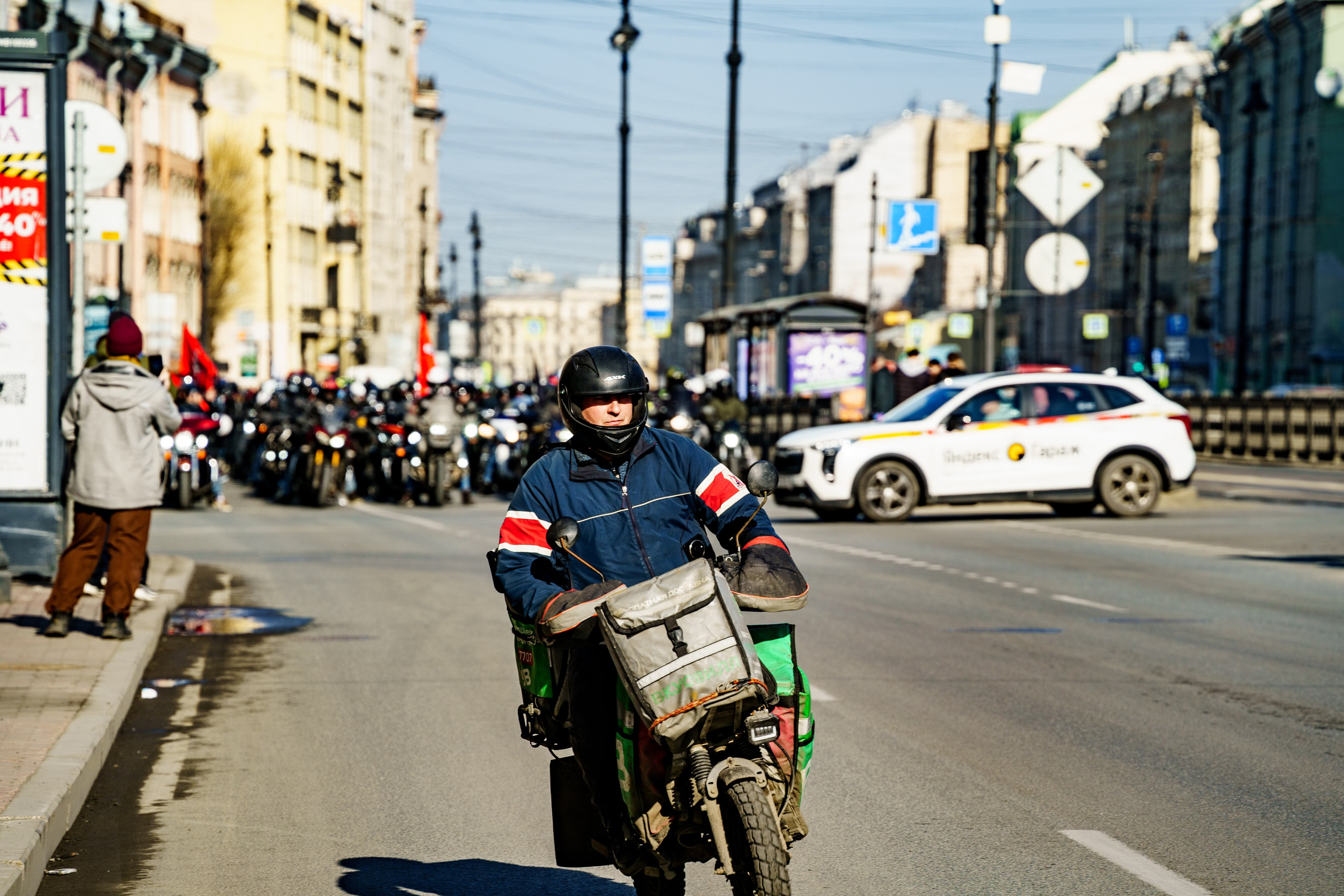 Прохват мотоклуба Norman Riders ч.1. Концертный и репортажный фотограф в Санкт-Петербурге Слава Пахомов