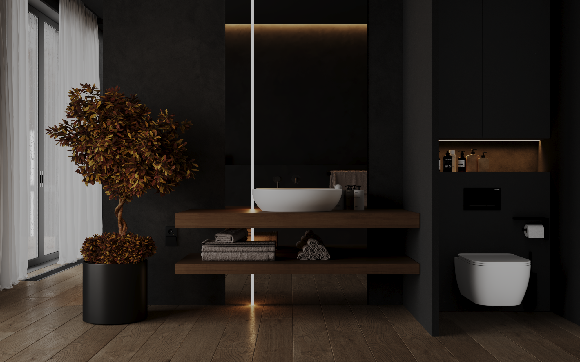 Black house. Чуткий 3D визуализатор Татьяна Дроздова