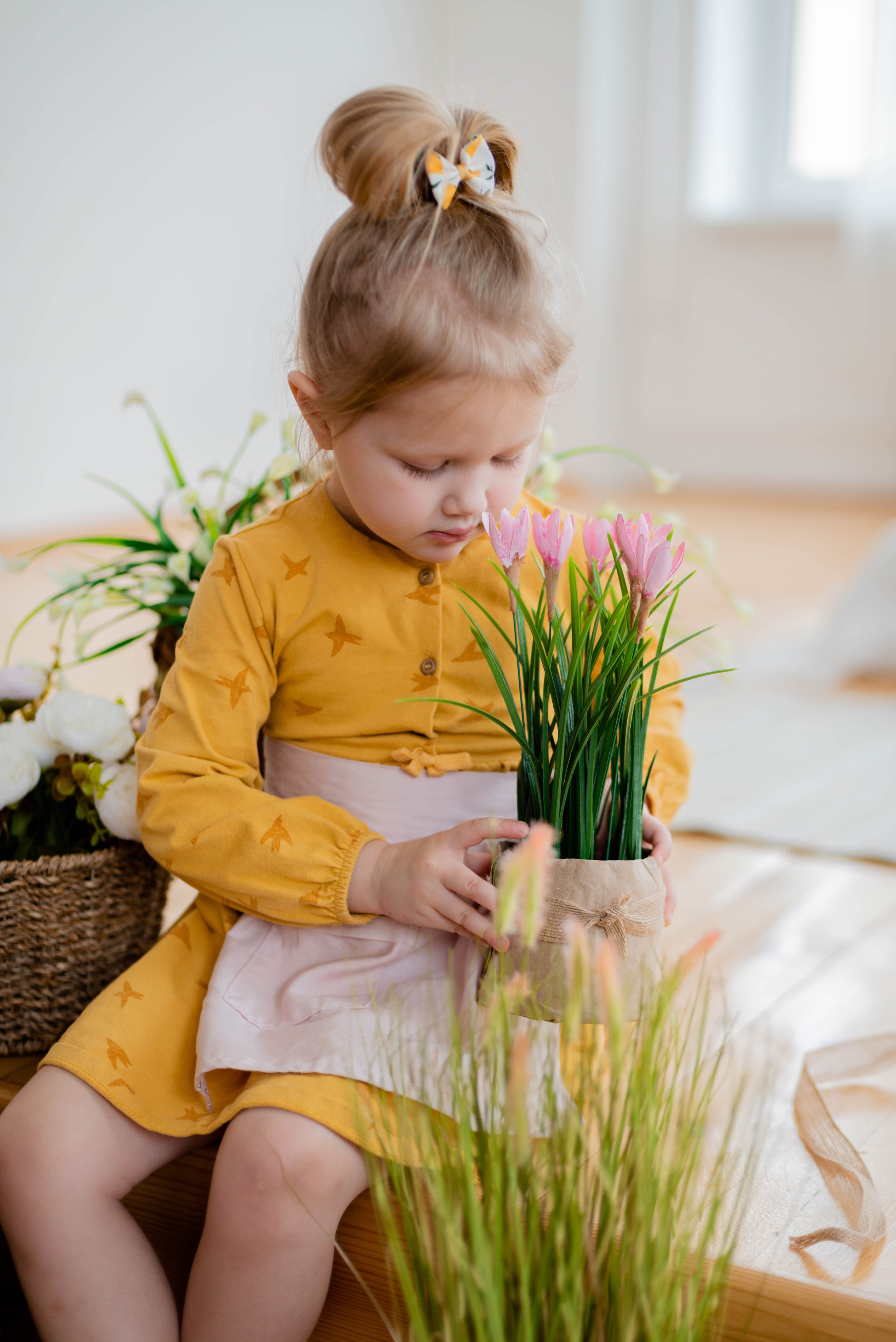 Цветочница / Детская художественная портретная фото-съемка. Фотограф в Санкт-Петербурге Марина Парникова